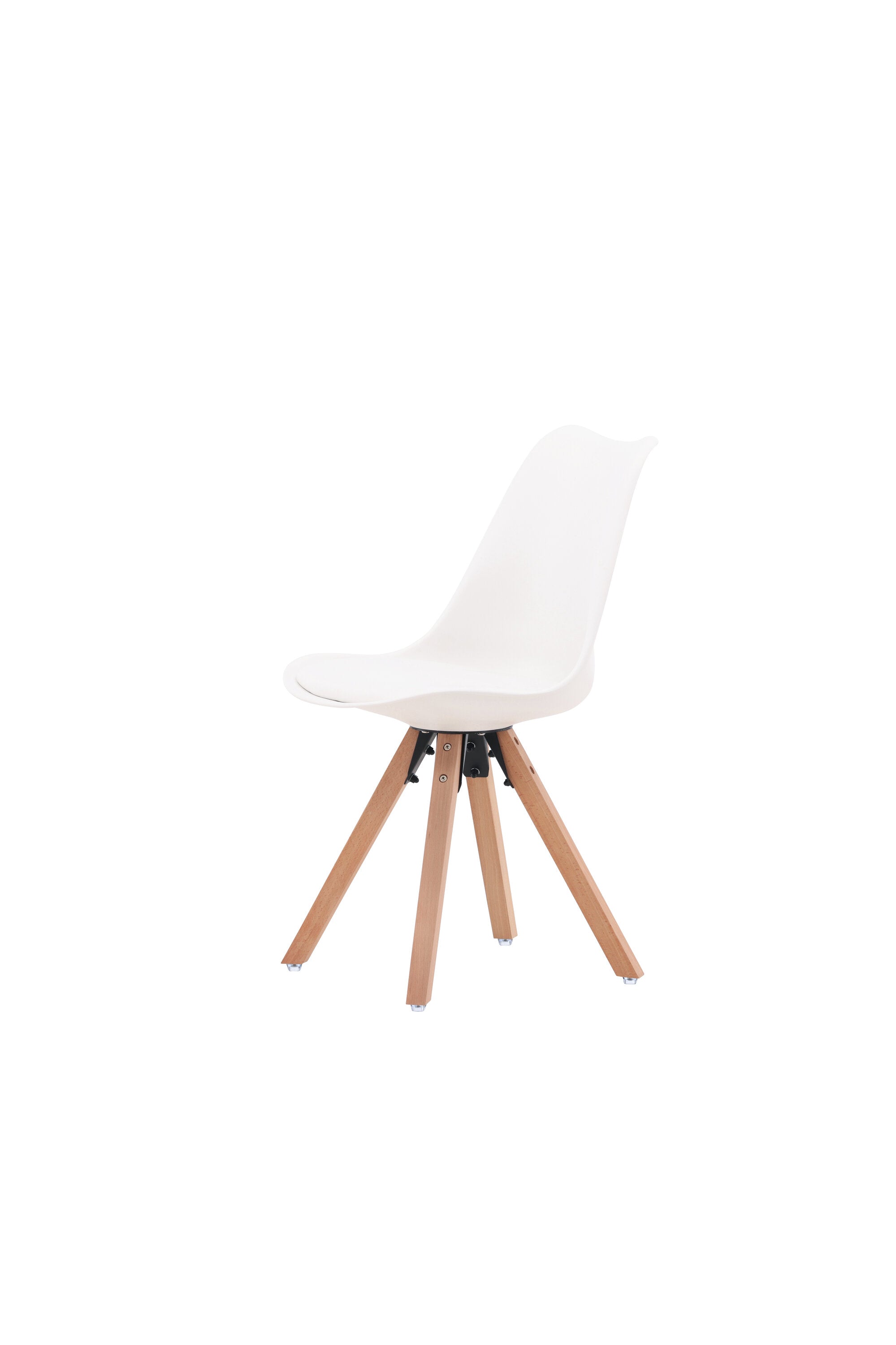 Zeno Stuhl in Weiss / Natur präsentiert im Onlineshop von KAQTU Design AG. Stuhl ist von Venture Home
