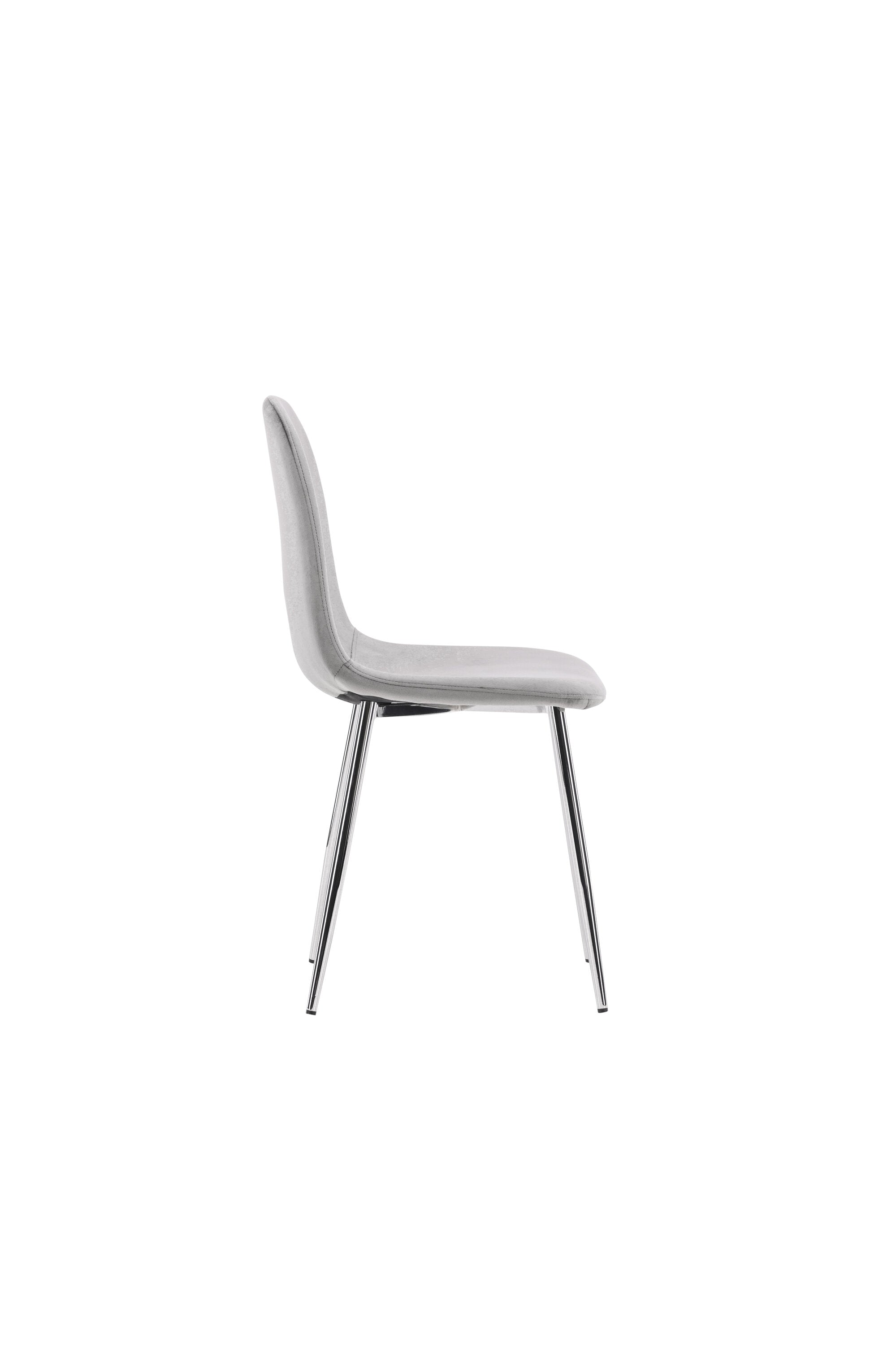 Eva Stuhl in Hellgrau präsentiert im Onlineshop von KAQTU Design AG. Stuhl ist von Venture Home