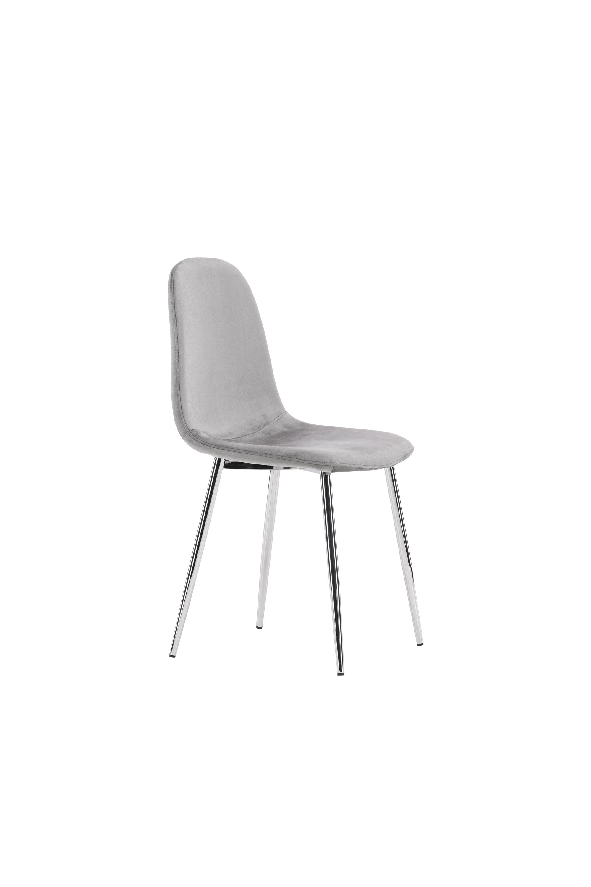 Eva Stuhl in Hellgrau präsentiert im Onlineshop von KAQTU Design AG. Stuhl ist von Venture Home
