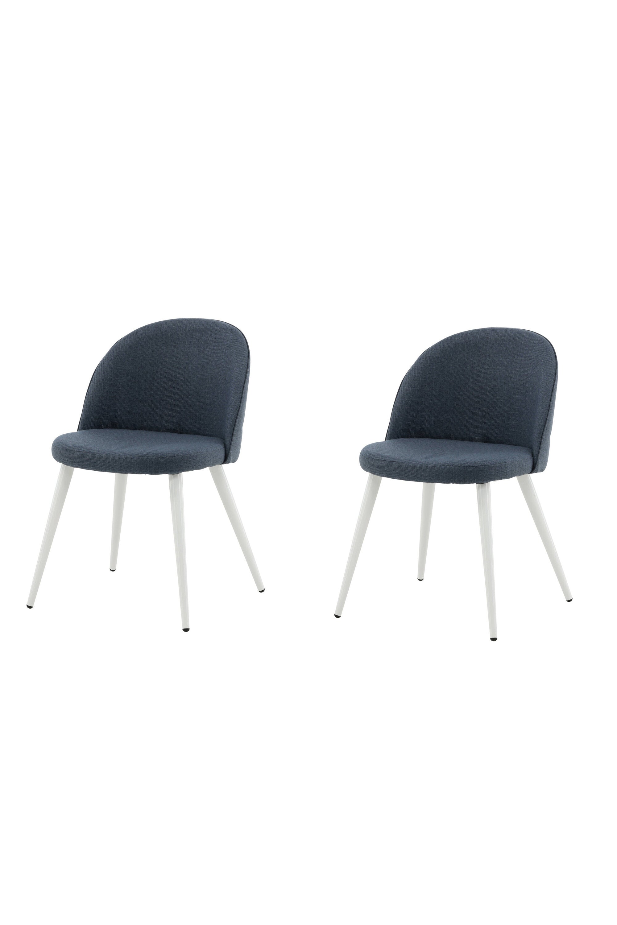 Velvet Stuhl in Blau/Weiss präsentiert im Onlineshop von KAQTU Design AG. Schalenstuhl ist von Venture Home