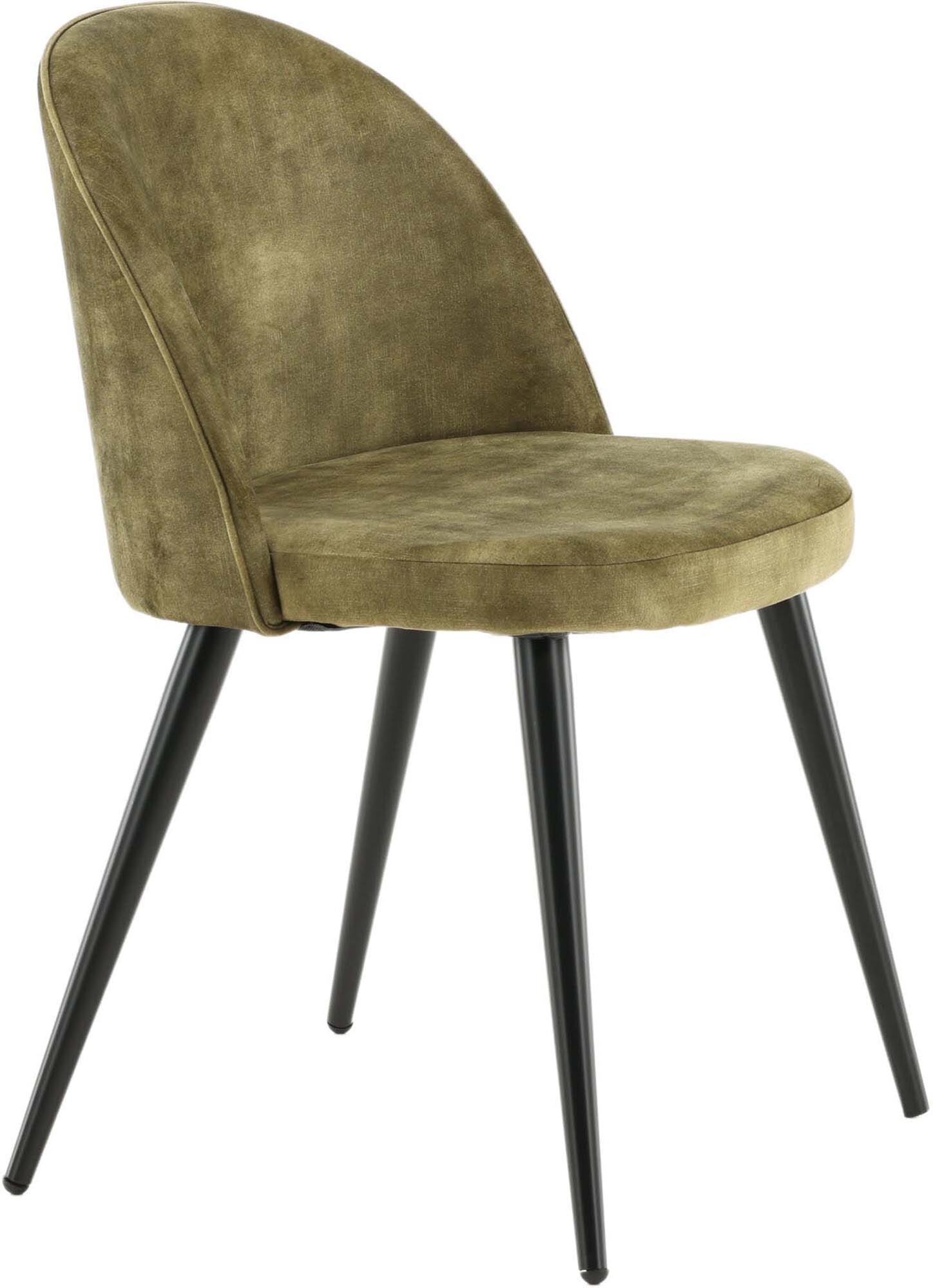 Eleganter Velvet Stuhl von Venture Home: Hochwertiger Samt, ergonomisches Design und modernes Metallgestell für höchsten Komfort.