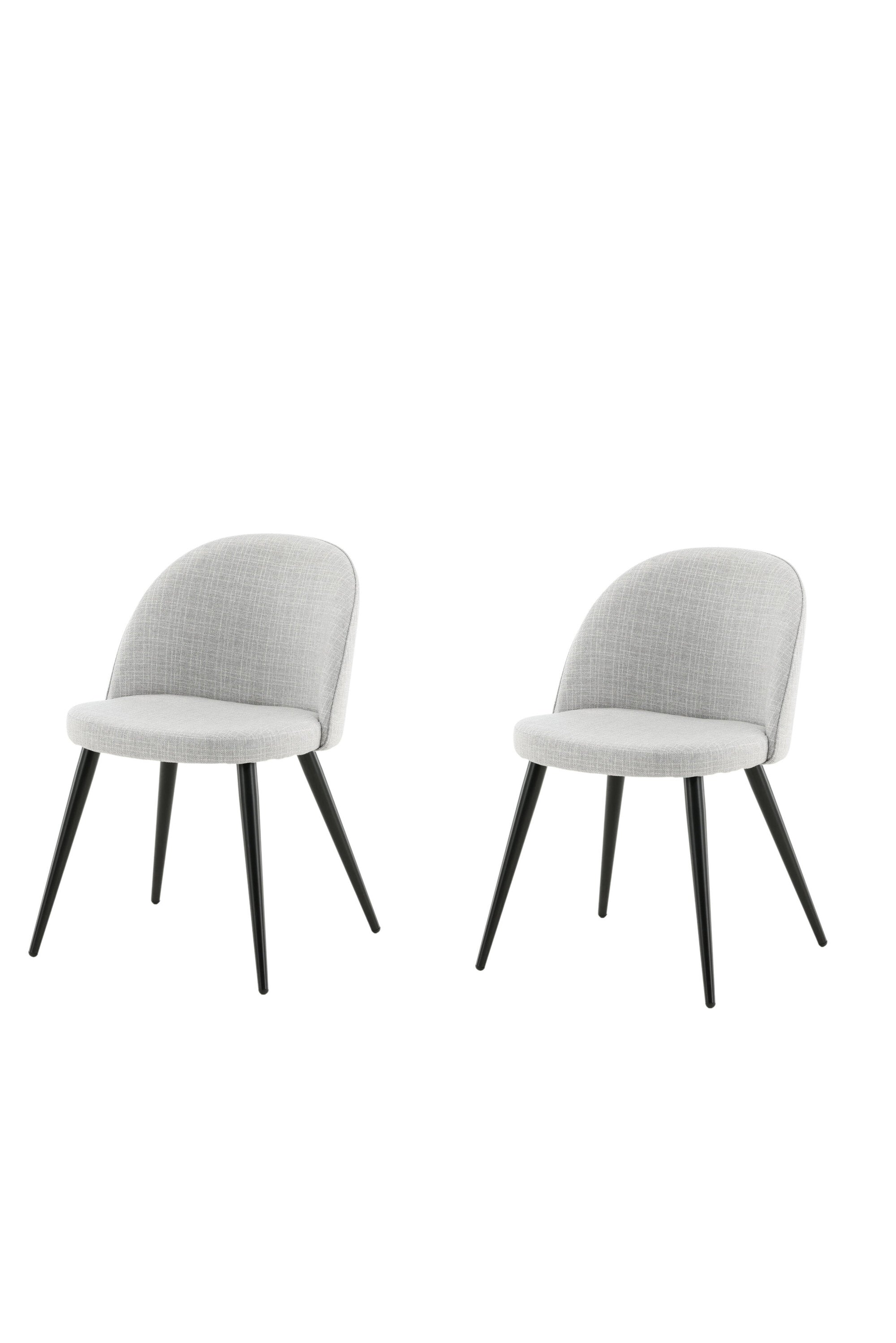 Velvet Stuhl in Grau/Schwarz präsentiert im Onlineshop von KAQTU Design AG. Schalenstuhl ist von Venture Home