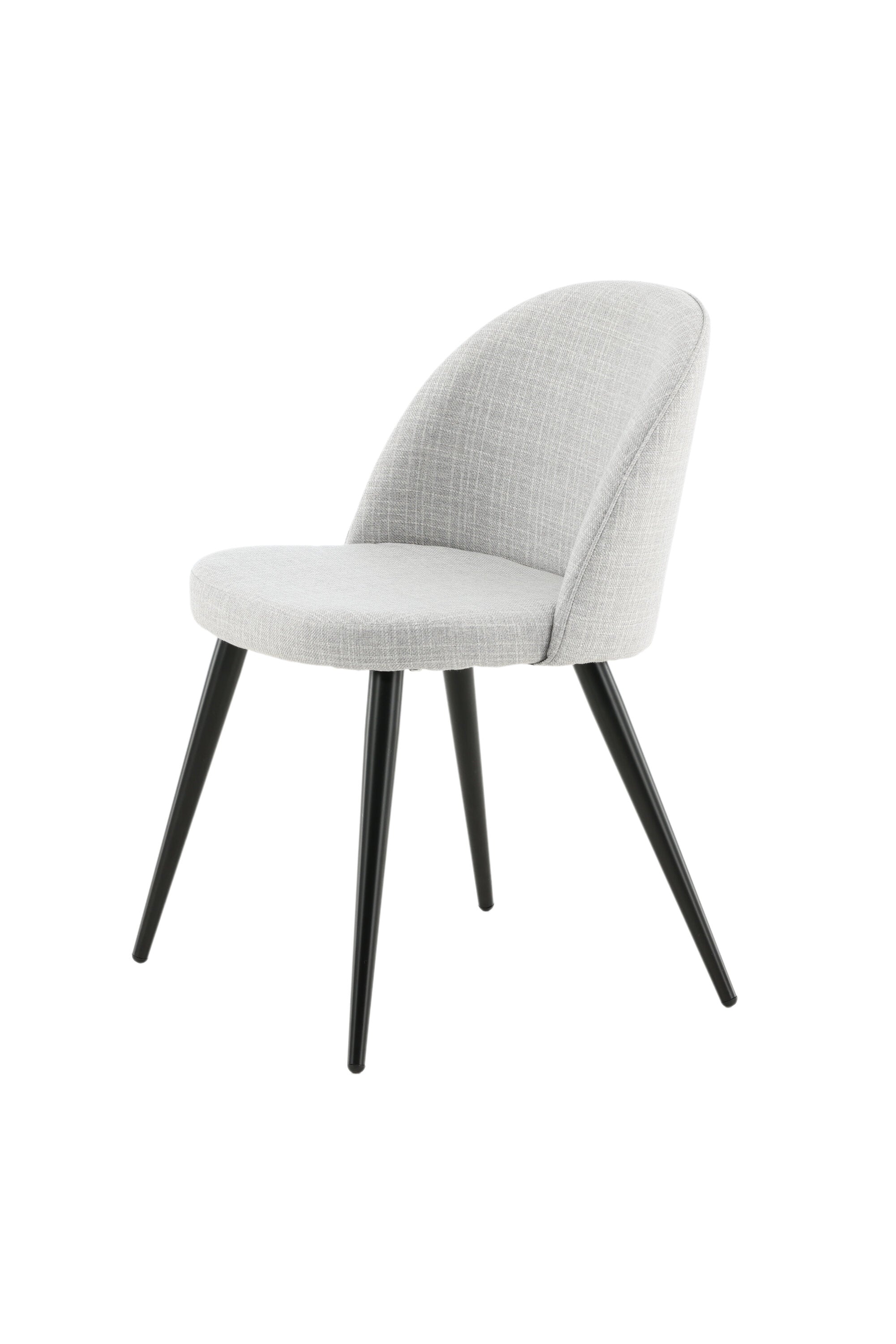 Velvet Stuhl in Grau/Schwarz präsentiert im Onlineshop von KAQTU Design AG. Schalenstuhl ist von Venture Home