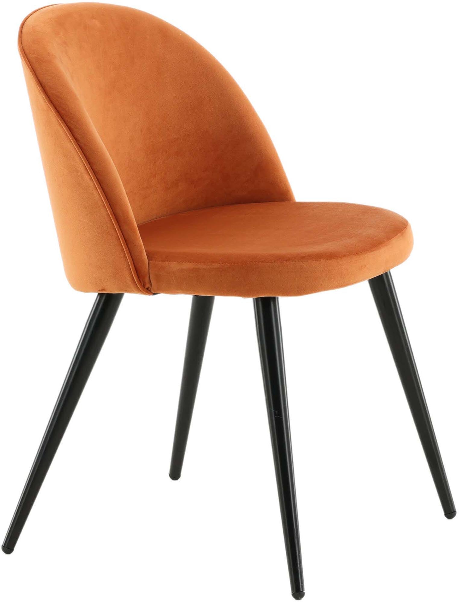 Eleganter Velvet Matstol Stuhl von Venture Home: Komfort und Stil vereint für Ihr Esszimmer oder Wohnzimmer.