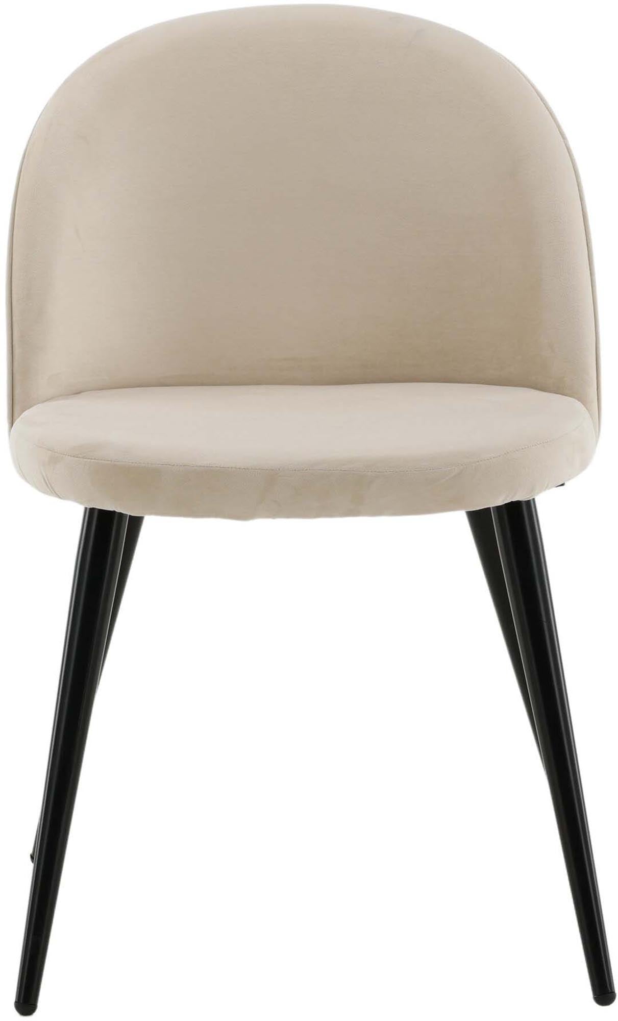 Eleganter Velvet Matstol Stuhl von Venture Home: Hochwertiger Samt, ergonomisches Design und moderne Metallbeine für jeden Raum.