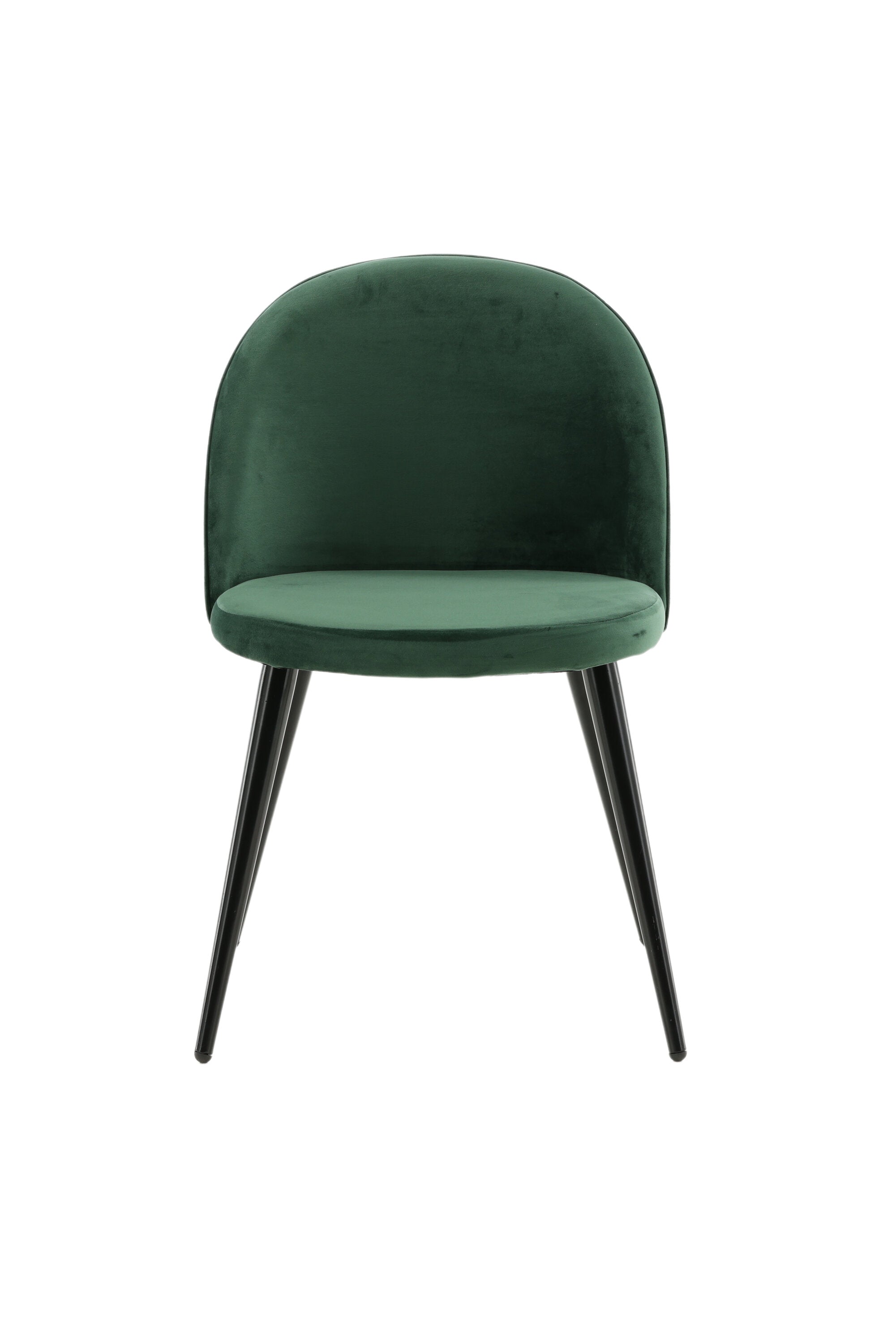 Velvet Matstol Stuhl in Grün / Schwarz präsentiert im Onlineshop von KAQTU Design AG. Schalenstuhl ist von Venture Home