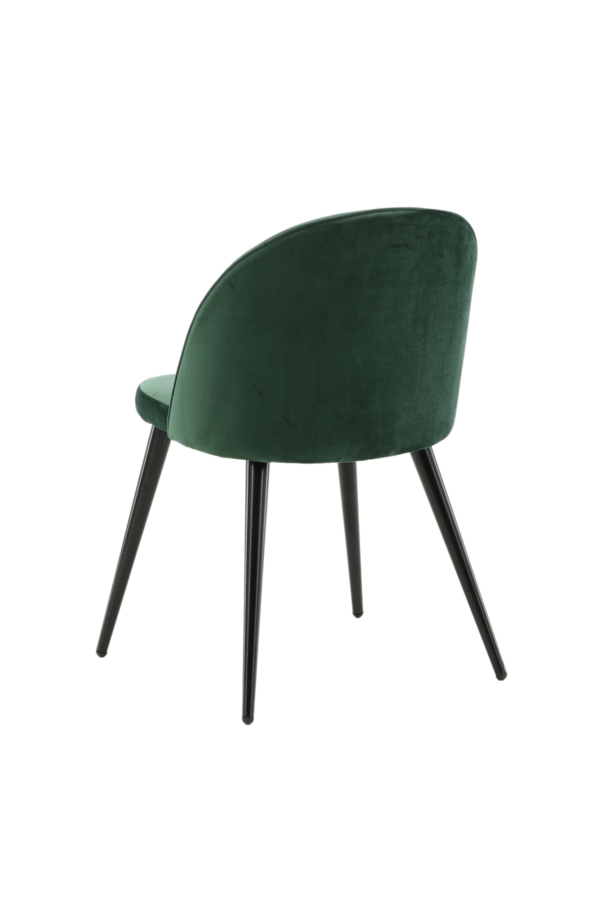 Velvet Matstol Stuhl in Grün / Schwarz präsentiert im Onlineshop von KAQTU Design AG. Schalenstuhl ist von Venture Home