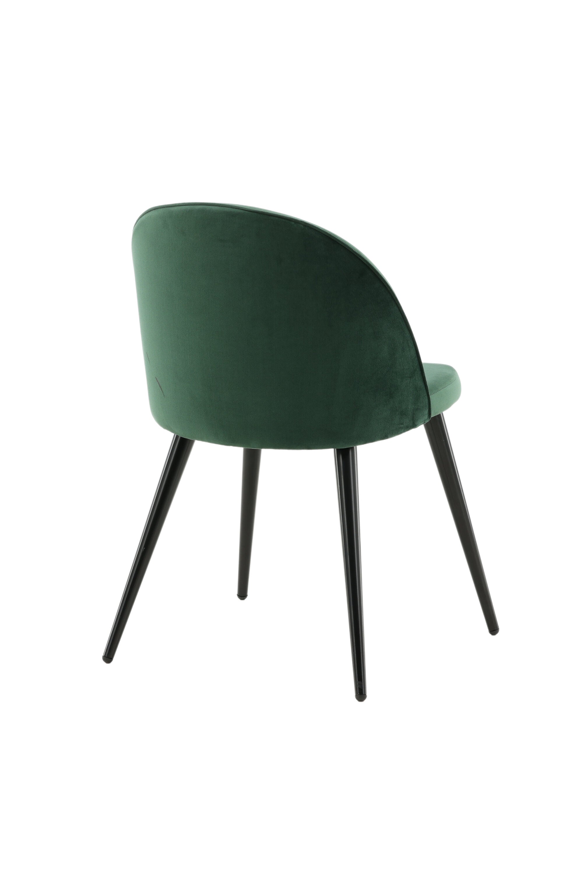 Velvet Matstol Stuhl in Grün / Schwarz präsentiert im Onlineshop von KAQTU Design AG. Schalenstuhl ist von Venture Home