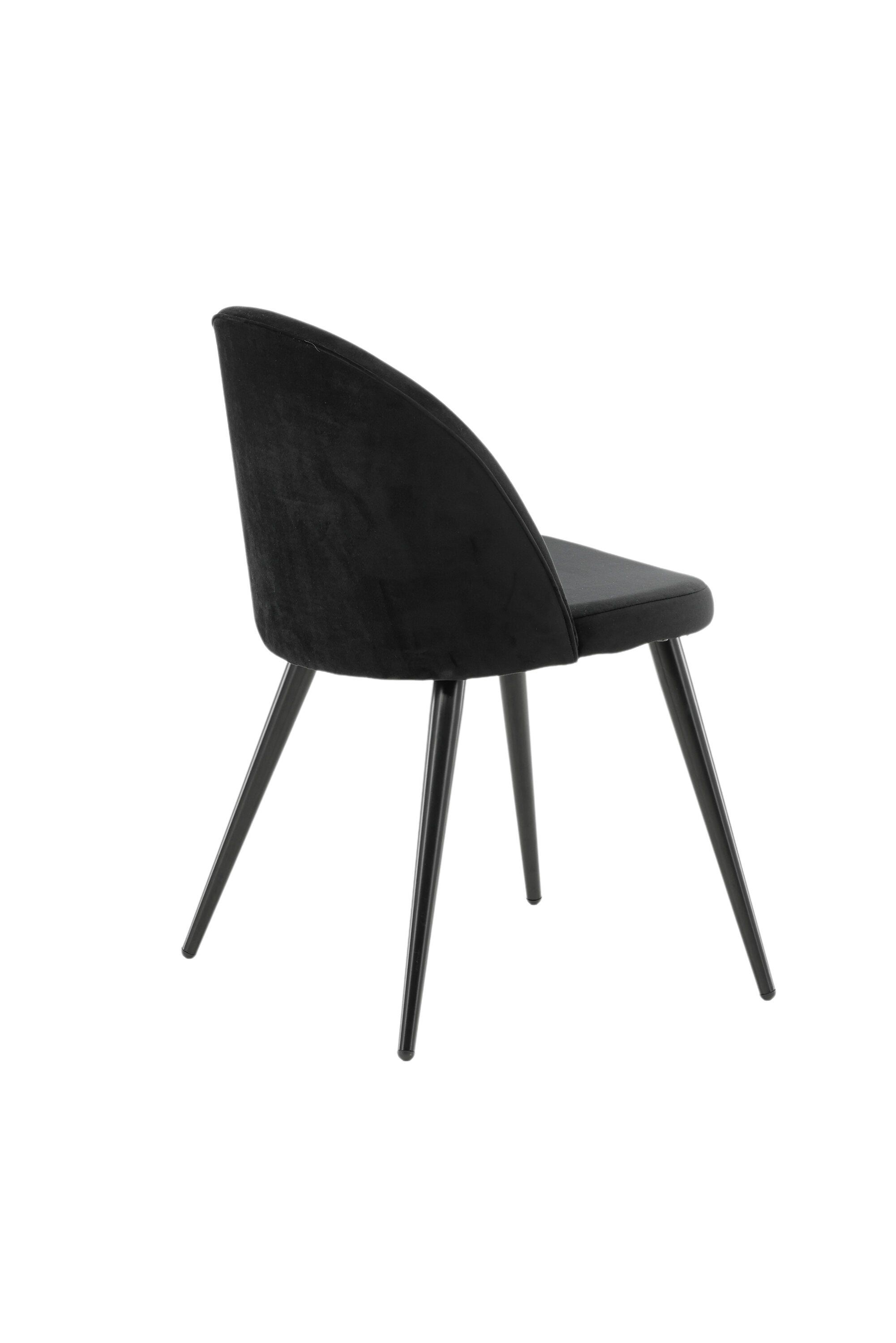 Velvet Matstol Stuhl in Schwarz präsentiert im Onlineshop von KAQTU Design AG. Schalenstuhl ist von Venture Home