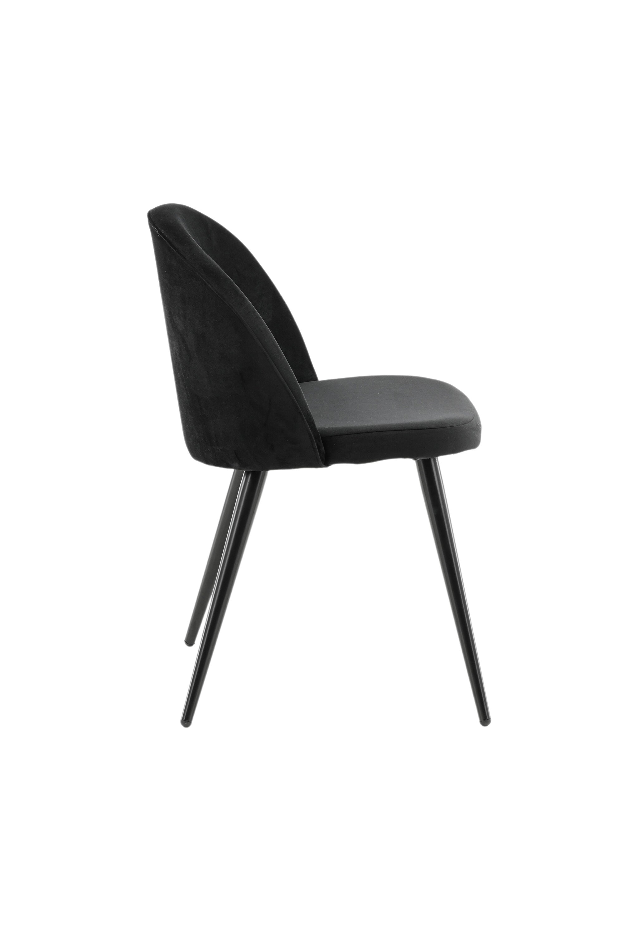 Velvet Matstol Stuhl in Schwarz präsentiert im Onlineshop von KAQTU Design AG. Schalenstuhl ist von Venture Home