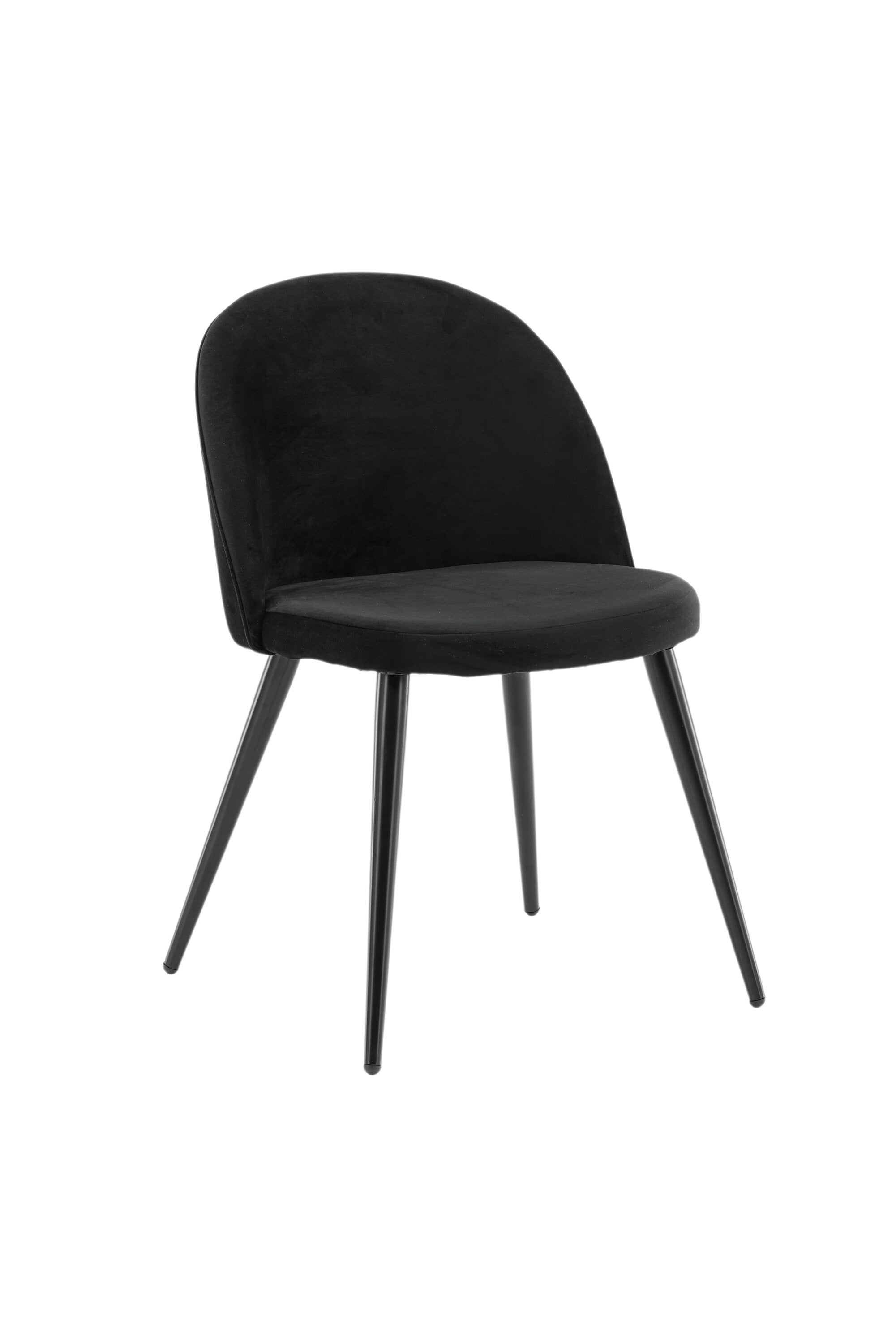 Velvet Matstol Stuhl in Schwarz präsentiert im Onlineshop von KAQTU Design AG. Schalenstuhl ist von Venture Home