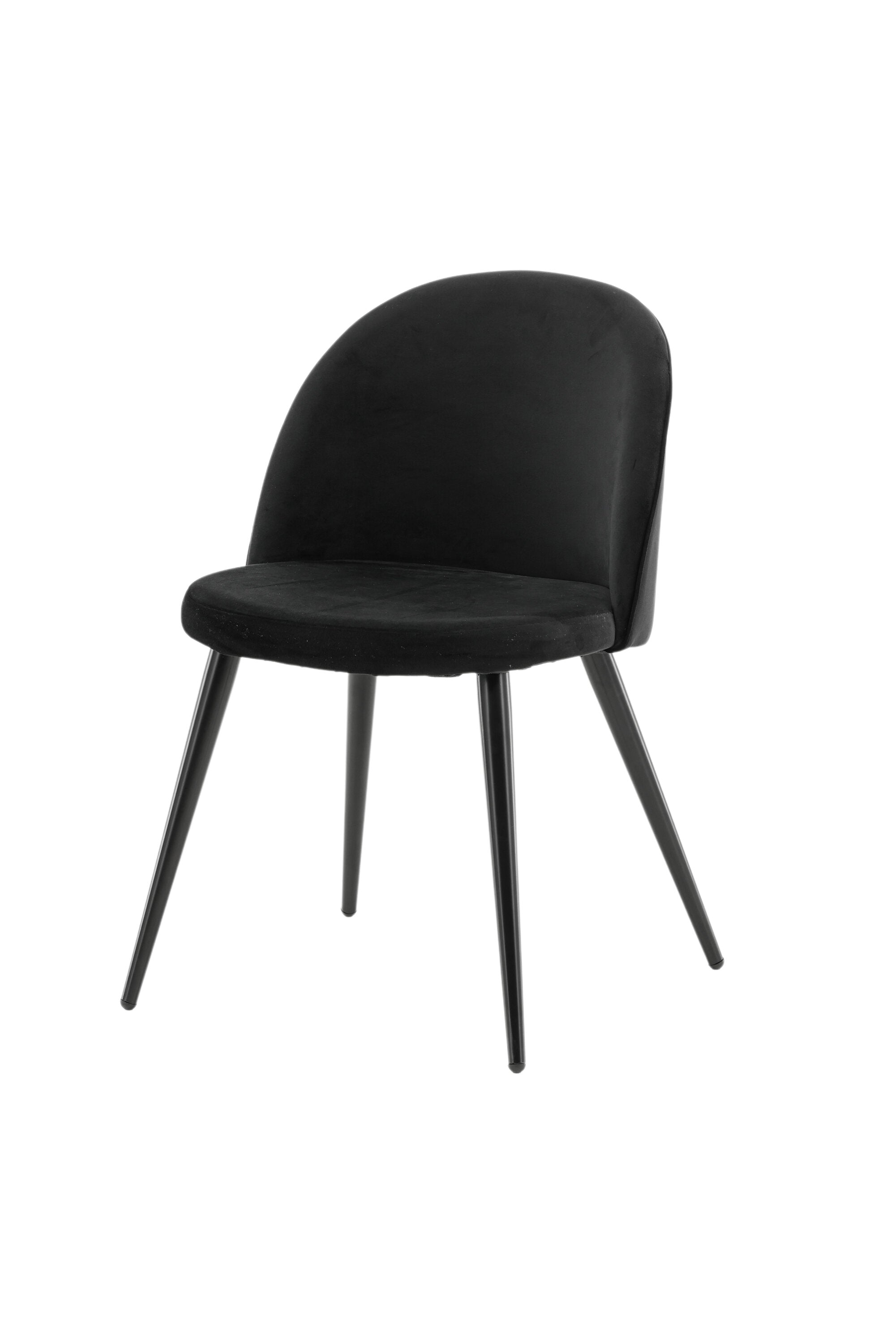 Velvet Matstol Stuhl in Schwarz präsentiert im Onlineshop von KAQTU Design AG. Schalenstuhl ist von Venture Home