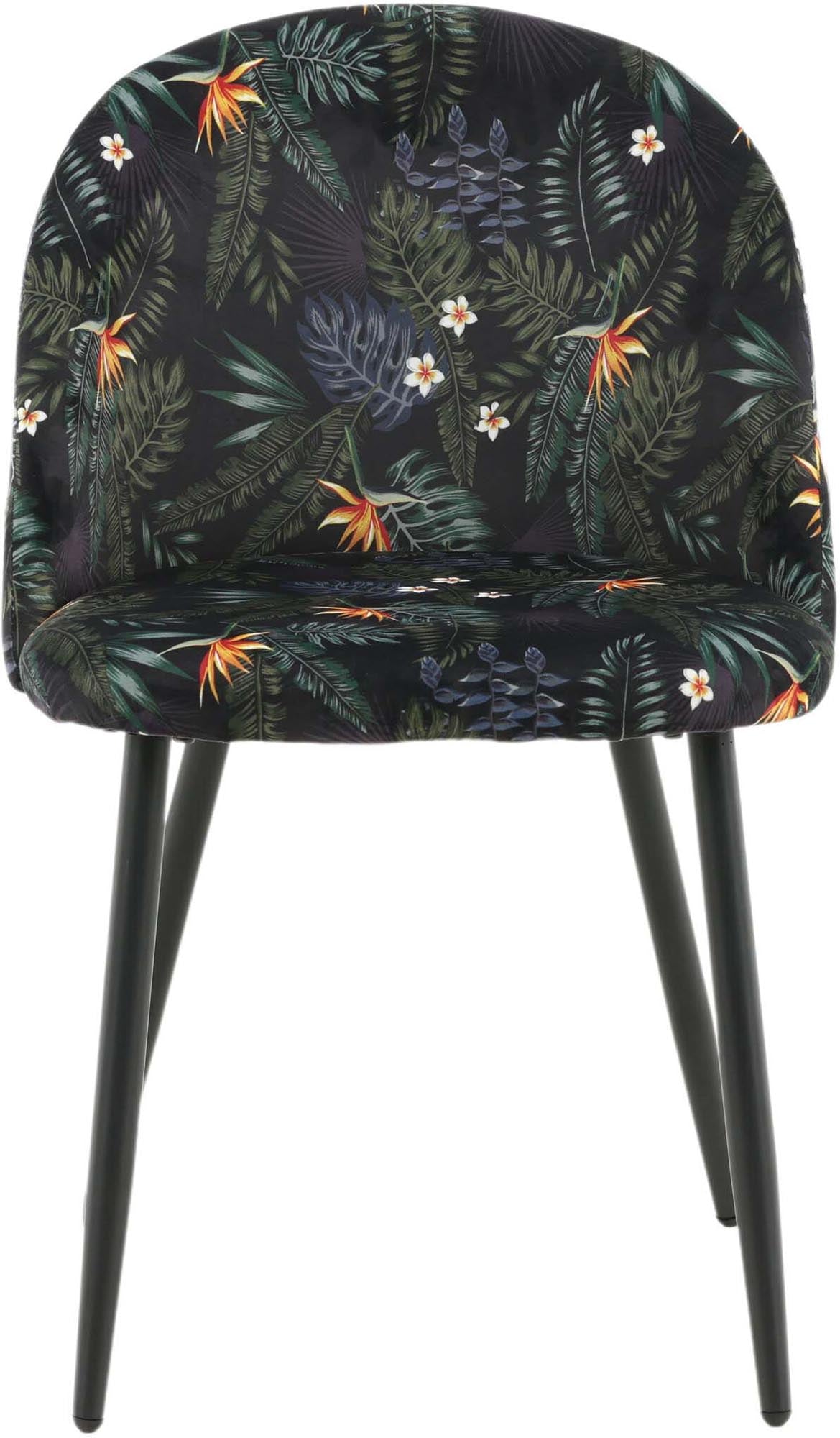 Eleganter Velvet Stuhl von Venture Home für modernes Wohndesign.