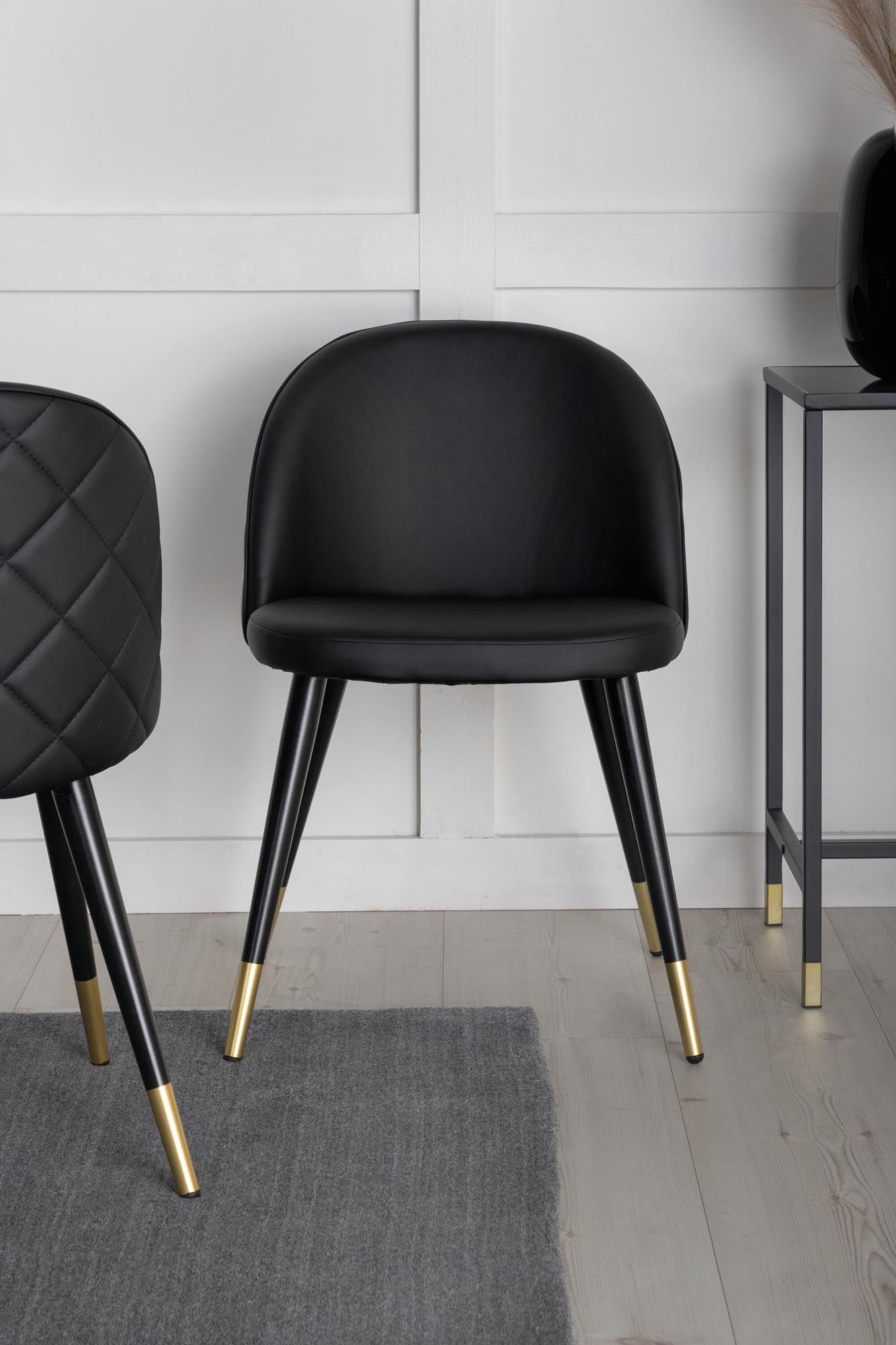Velvet Stuhl in Gold präsentiert im Onlineshop von KAQTU Design AG. Stuhl ist von Venture Home