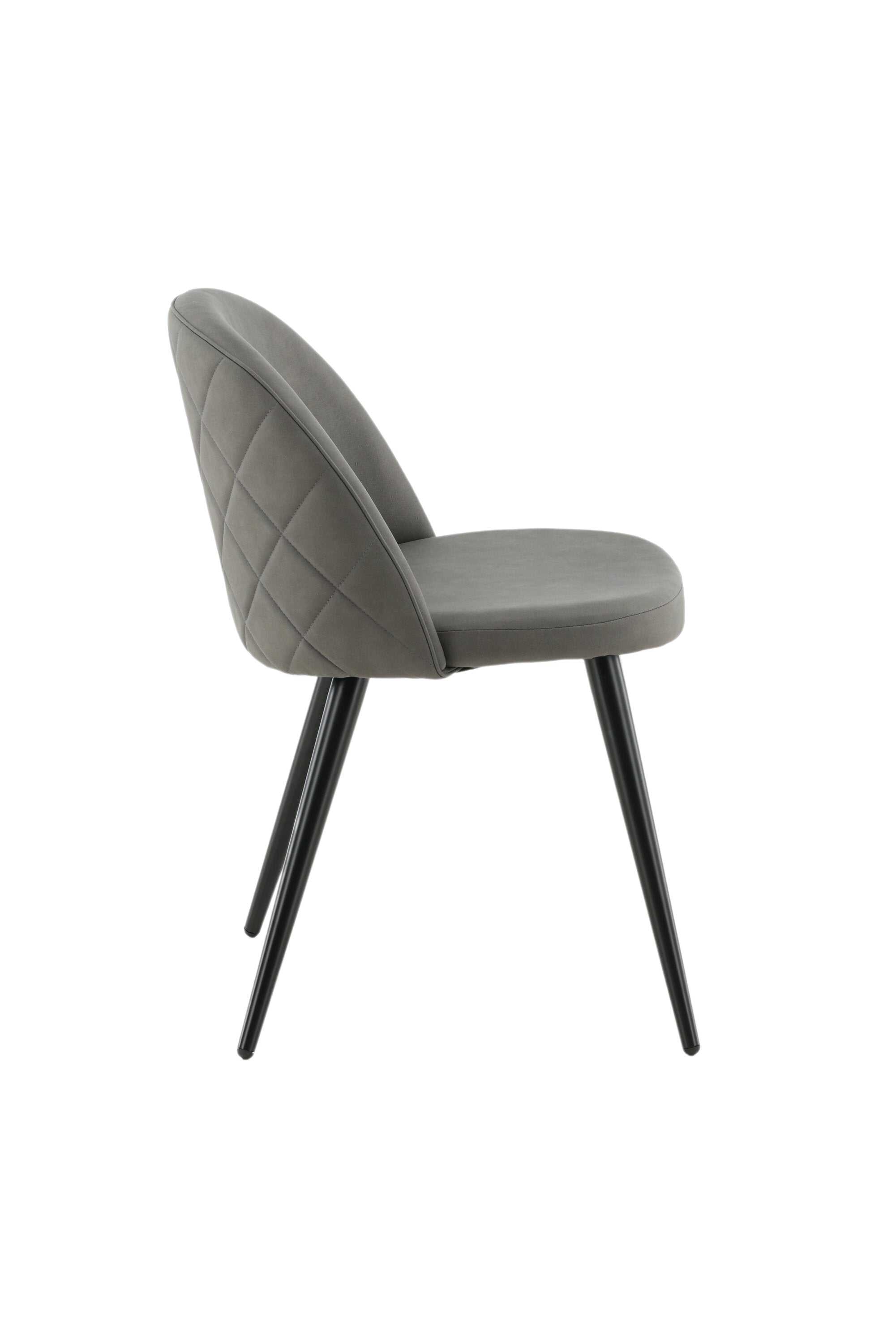 Velvet Stitches Stuhl in Grau präsentiert im Onlineshop von KAQTU Design AG. Stuhl ist von Venture Home