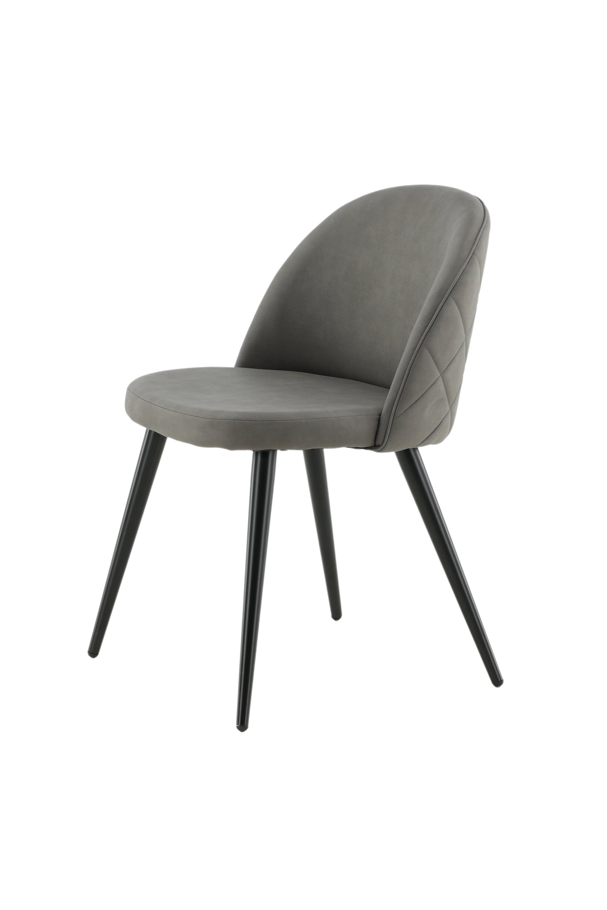 Velvet Stitches Stuhl in Grau präsentiert im Onlineshop von KAQTU Design AG. Stuhl ist von Venture Home