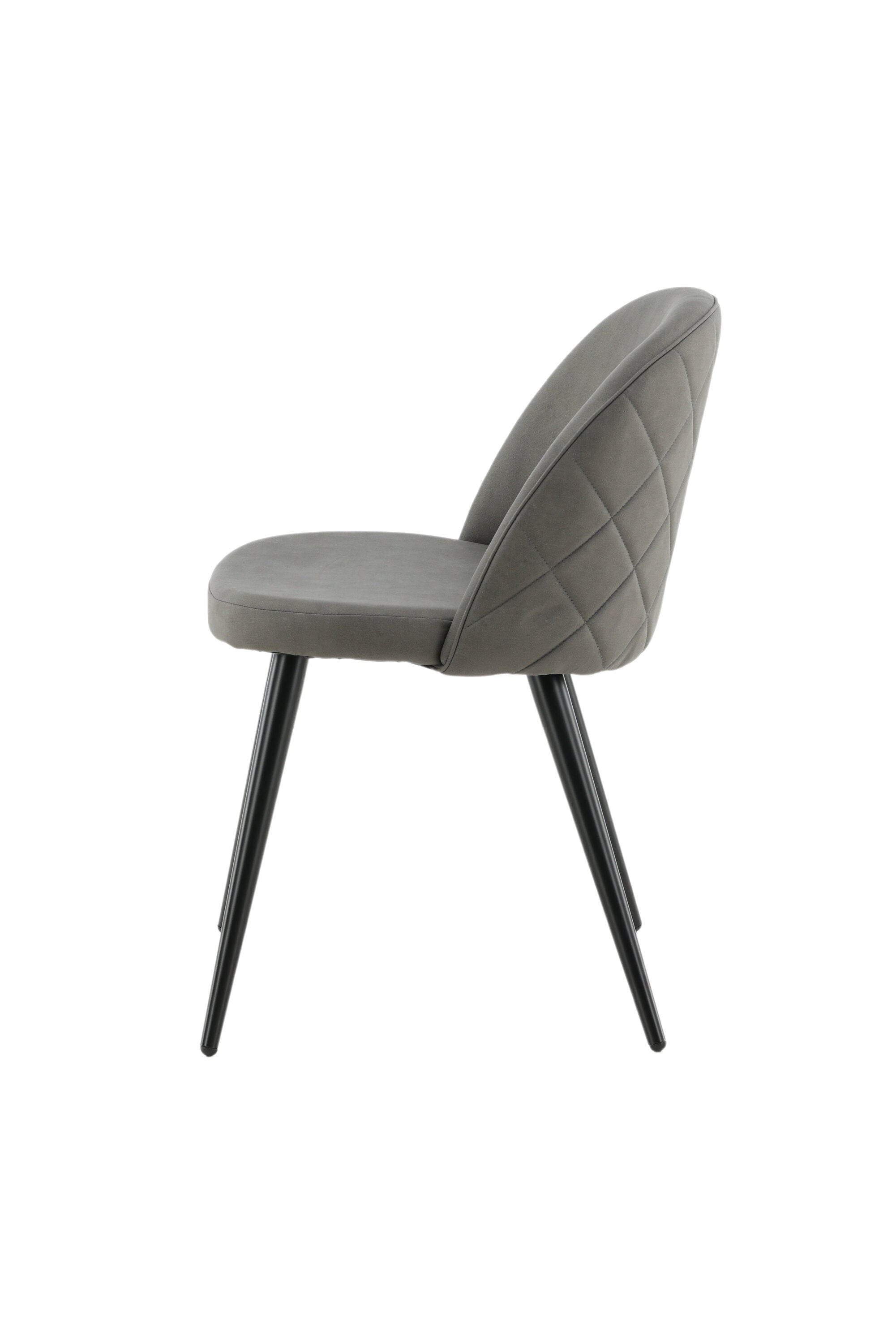 Velvet Stitches Stuhl in Grau präsentiert im Onlineshop von KAQTU Design AG. Stuhl ist von Venture Home