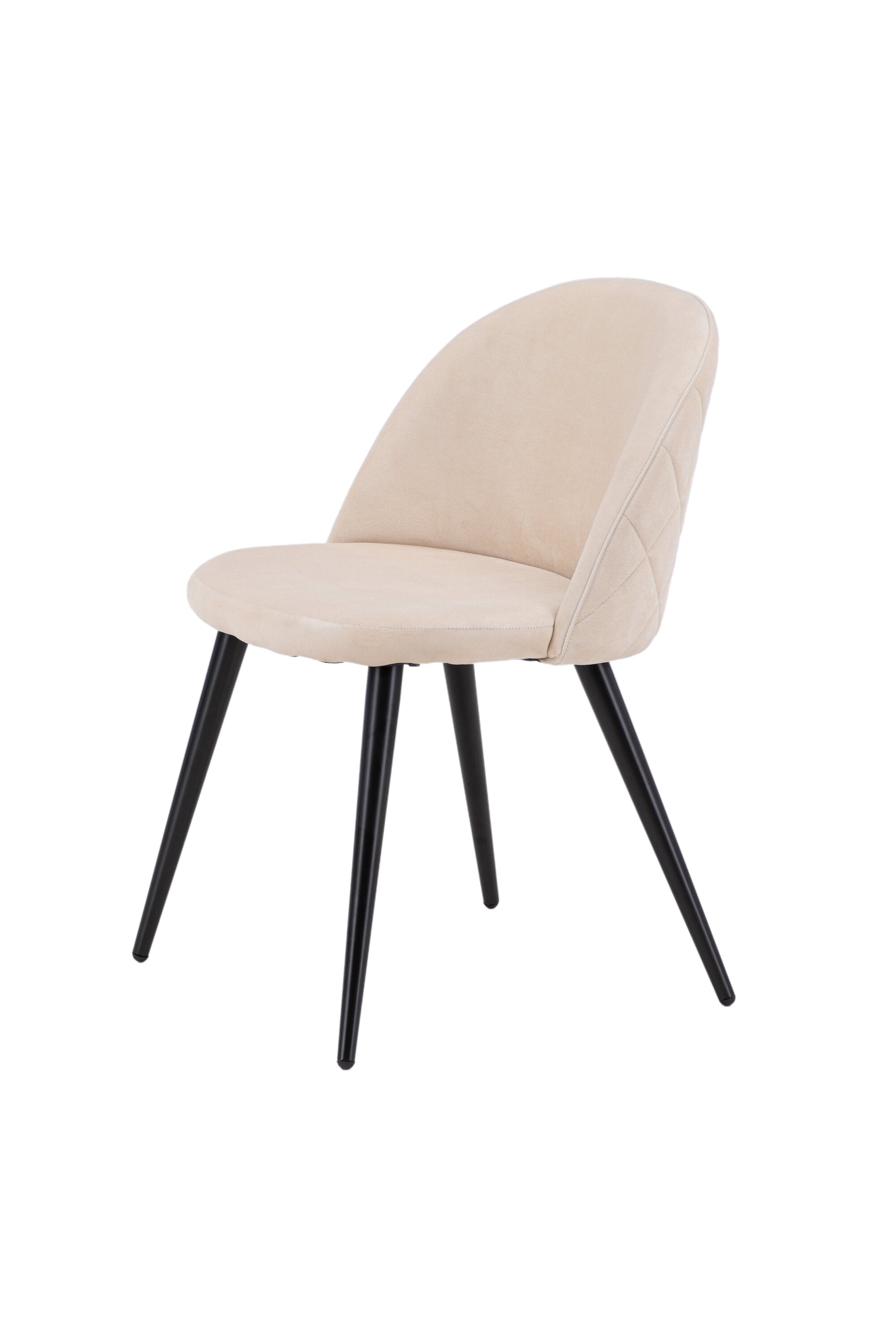 Velvet Stitches Stuhl in Beige präsentiert im Onlineshop von KAQTU Design AG. Schalenstuhl ist von Venture Home