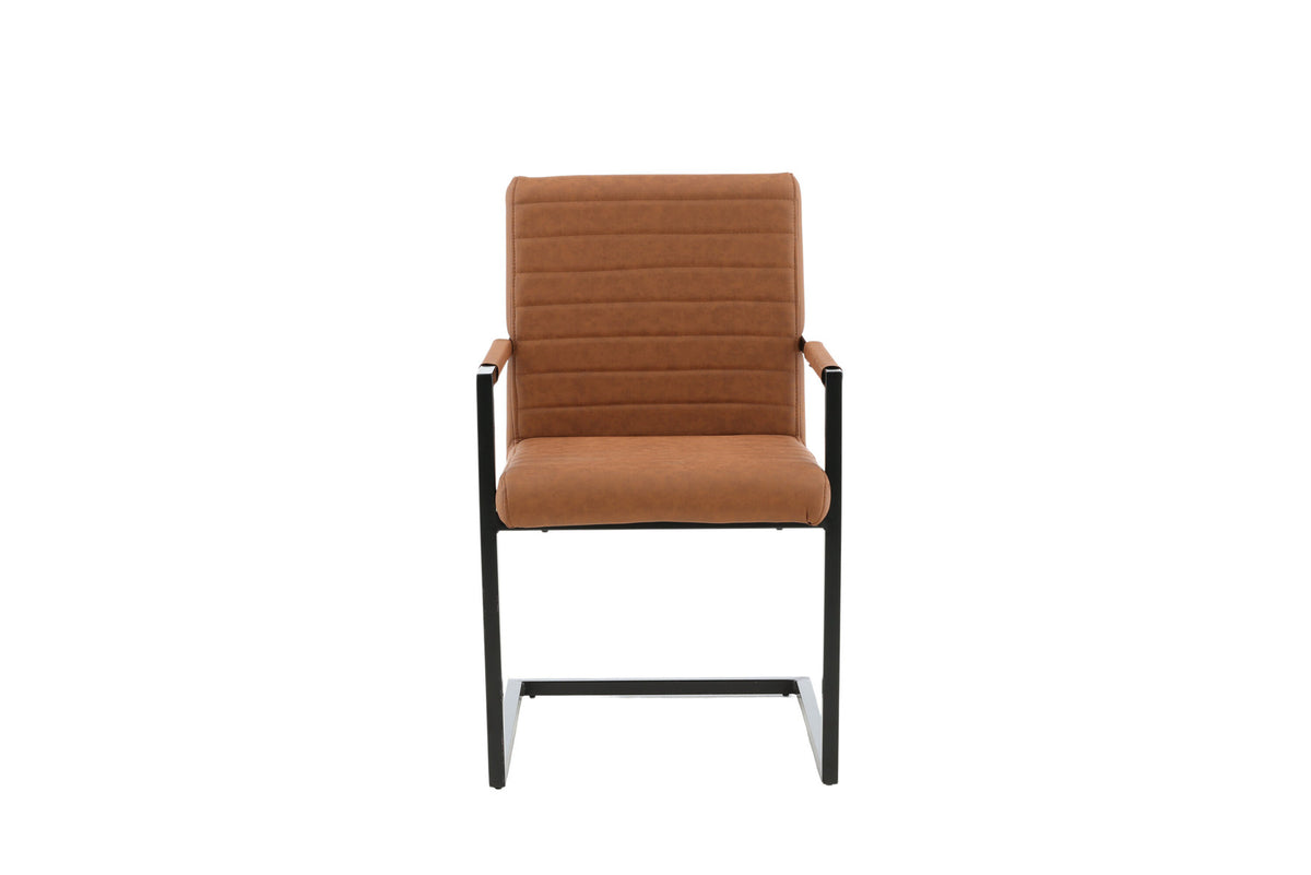 Kunststuhl in Braun präsentiert im Onlineshop von KAQTU Design AG. Stuhl mit Armlehne ist von Venture Home
