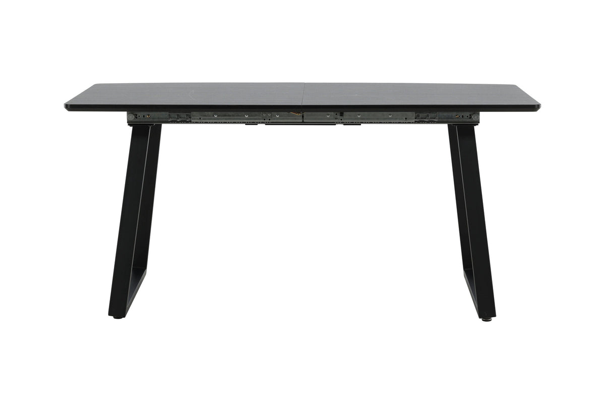 Inka ausziehbarer Tisch in Schwarz präsentiert im Onlineshop von KAQTU Design AG. Esstisch ist von Venture Home