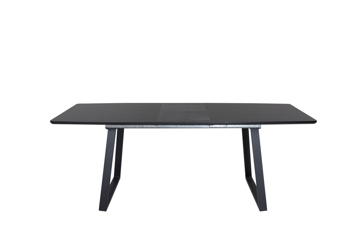 Inka ausziehbarer Tisch in Schwarz präsentiert im Onlineshop von KAQTU Design AG. Esstisch ist von Venture Home