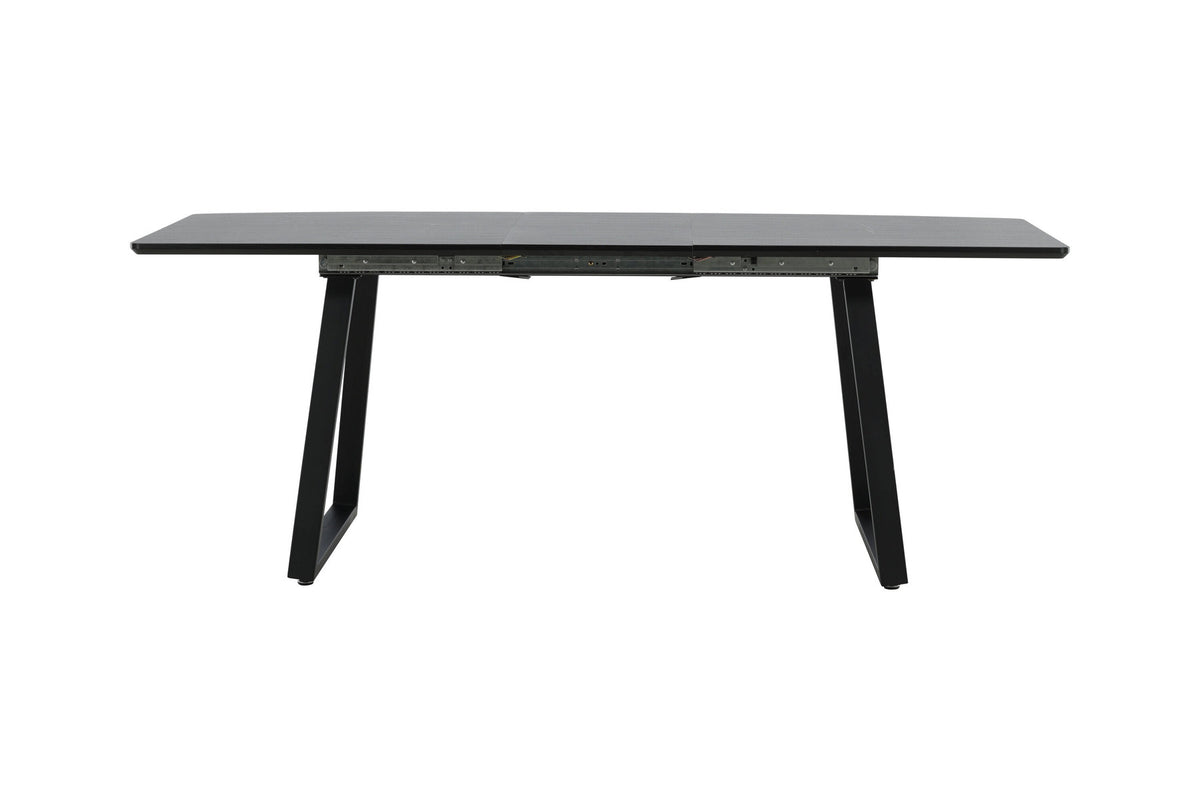 Inka ausziehbarer Tisch in Schwarz präsentiert im Onlineshop von KAQTU Design AG. Esstisch ist von Venture Home