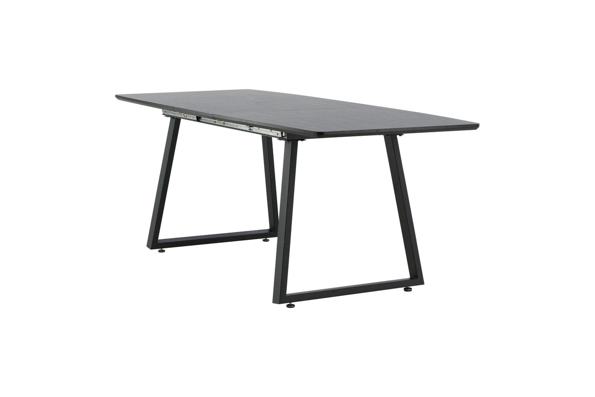 Inka ausziehbarer Tisch in Schwarz präsentiert im Onlineshop von KAQTU Design AG. Esstisch ist von Venture Home