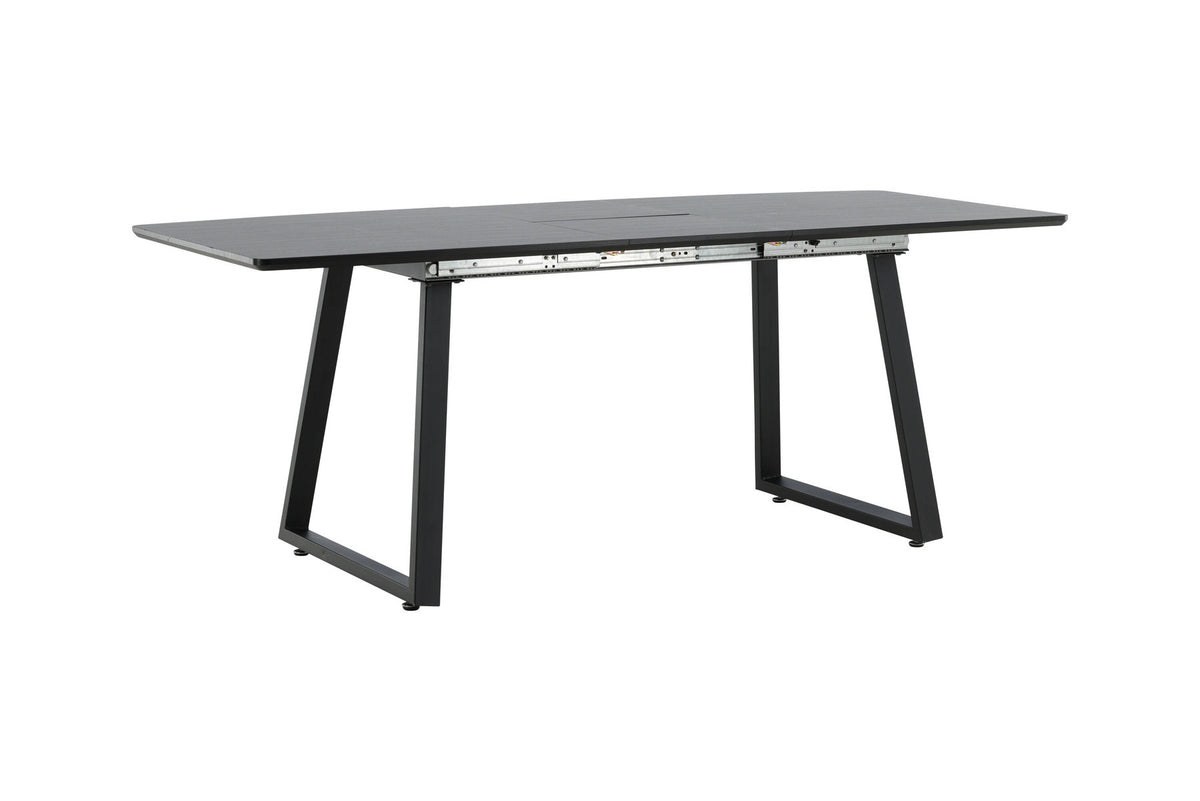Inka ausziehbarer Tisch in Schwarz präsentiert im Onlineshop von KAQTU Design AG. Esstisch ist von Venture Home