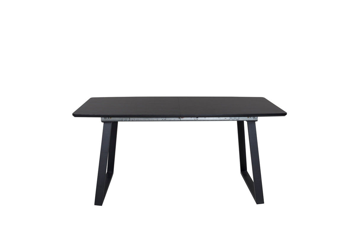 Inka ausziehbarer Tisch in Schwarz präsentiert im Onlineshop von KAQTU Design AG. Esstisch ist von Venture Home