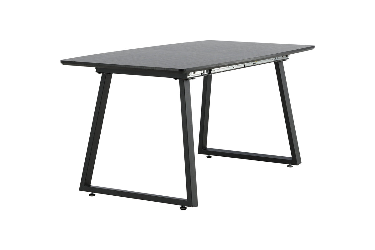 Inka ausziehbarer Tisch in Schwarz präsentiert im Onlineshop von KAQTU Design AG. Esstisch ist von Venture Home