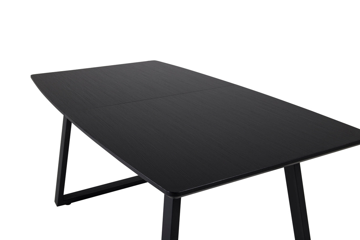 Inka ausziehbarer Tisch in Schwarz präsentiert im Onlineshop von KAQTU Design AG. Esstisch ist von Venture Home