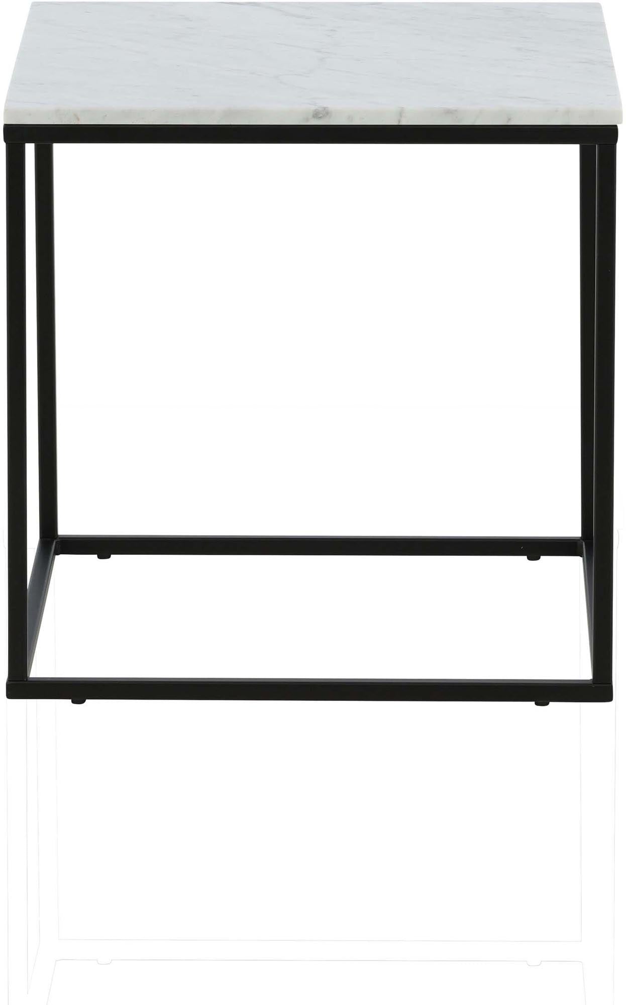 Estelle Beistelltisch in Weiss / Schwarz präsentiert im Onlineshop von KAQTU Design AG. Beistelltisch ist von Venture Home