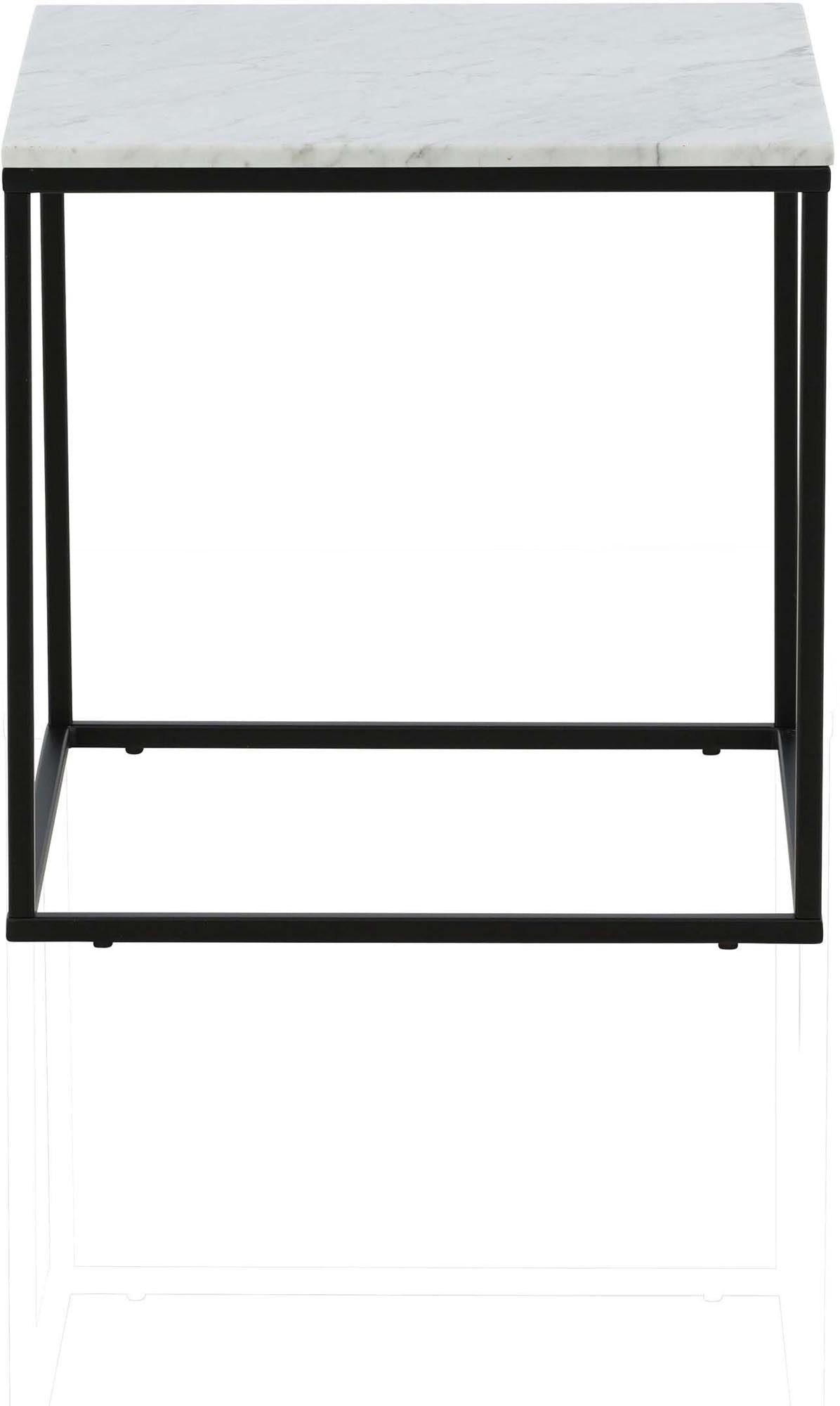 Estelle Beistelltisch in Weiss / Schwarz präsentiert im Onlineshop von KAQTU Design AG. Beistelltisch ist von Venture Home