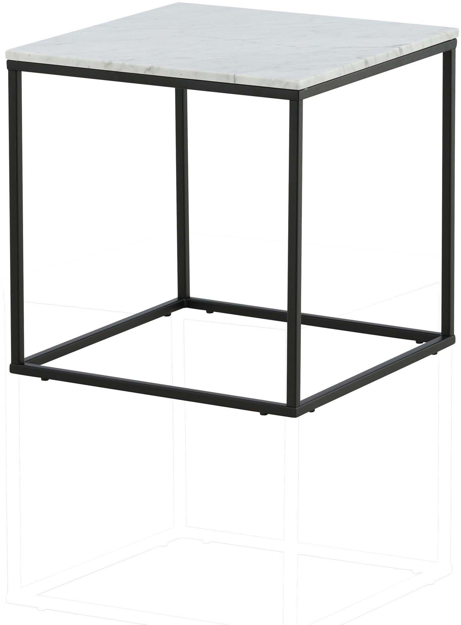 Estelle Beistelltisch in Weiss / Schwarz präsentiert im Onlineshop von KAQTU Design AG. Beistelltisch ist von Venture Home