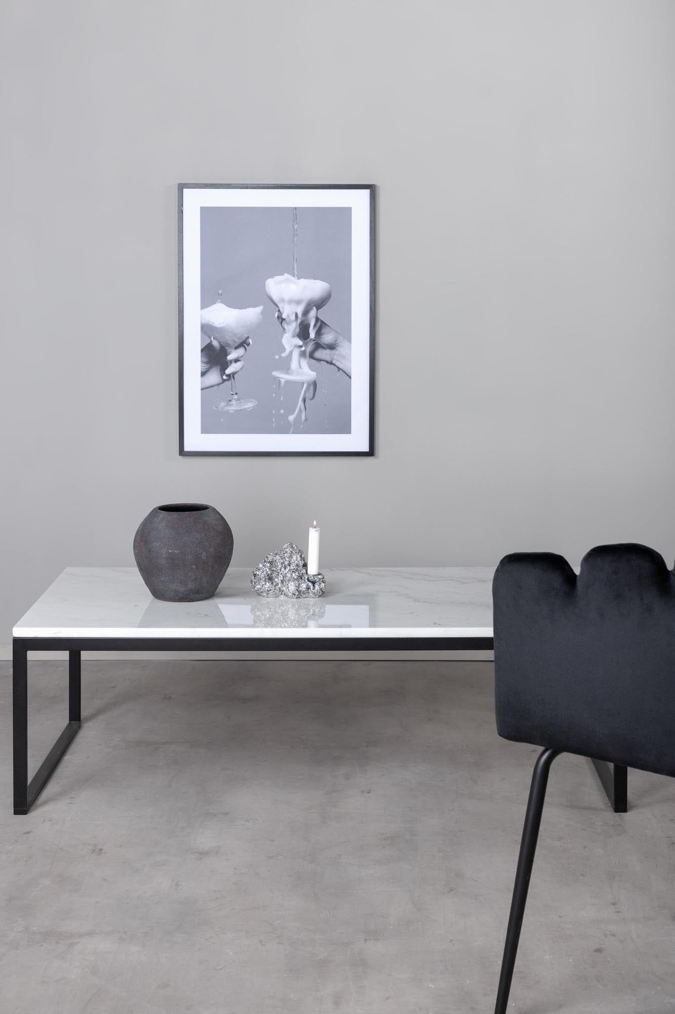 Estelle Beistelltisch in Weiss / Schwarz präsentiert im Onlineshop von KAQTU Design AG. Beistelltisch ist von Venture Home