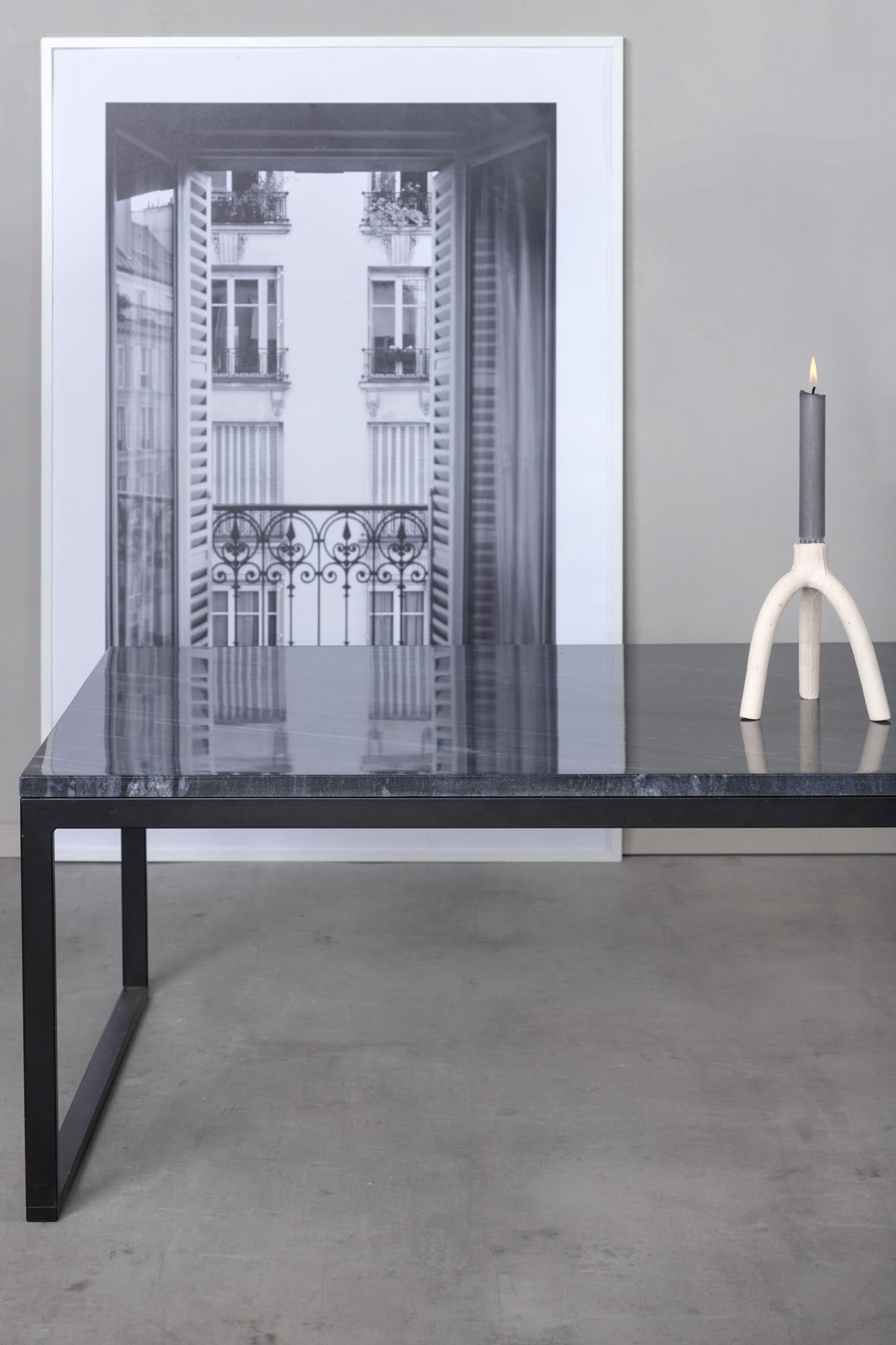 Estelle Beistelltisch in Graublau / Schwarz präsentiert im Onlineshop von KAQTU Design AG. Beistelltisch ist von Venture Home