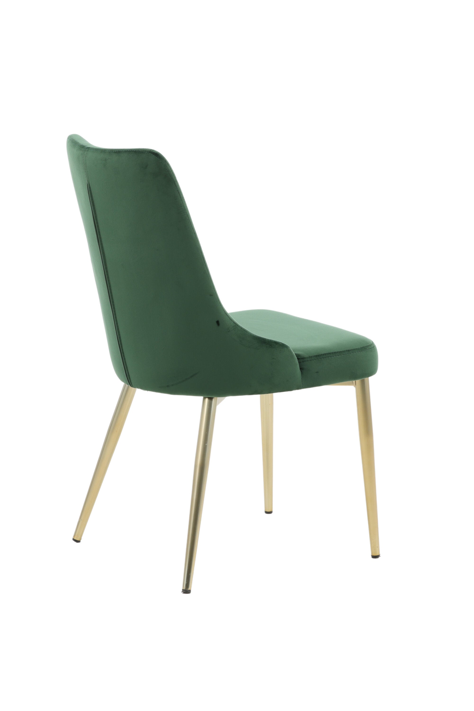 Velvet Lyx Stuhl in Grün präsentiert im Onlineshop von KAQTU Design AG. Stuhl ist von Venture Home