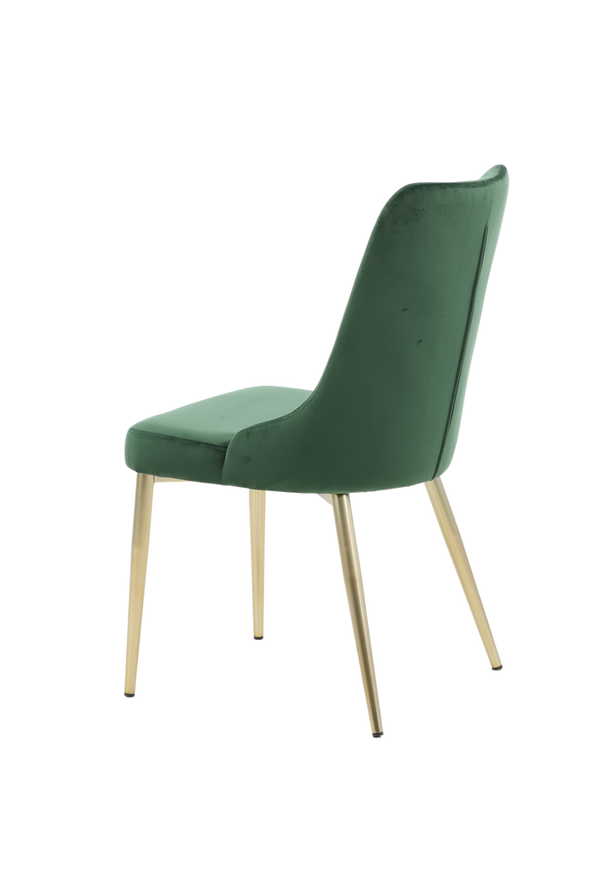 Velvet Lyx Stuhl in Grün präsentiert im Onlineshop von KAQTU Design AG. Stuhl ist von Venture Home