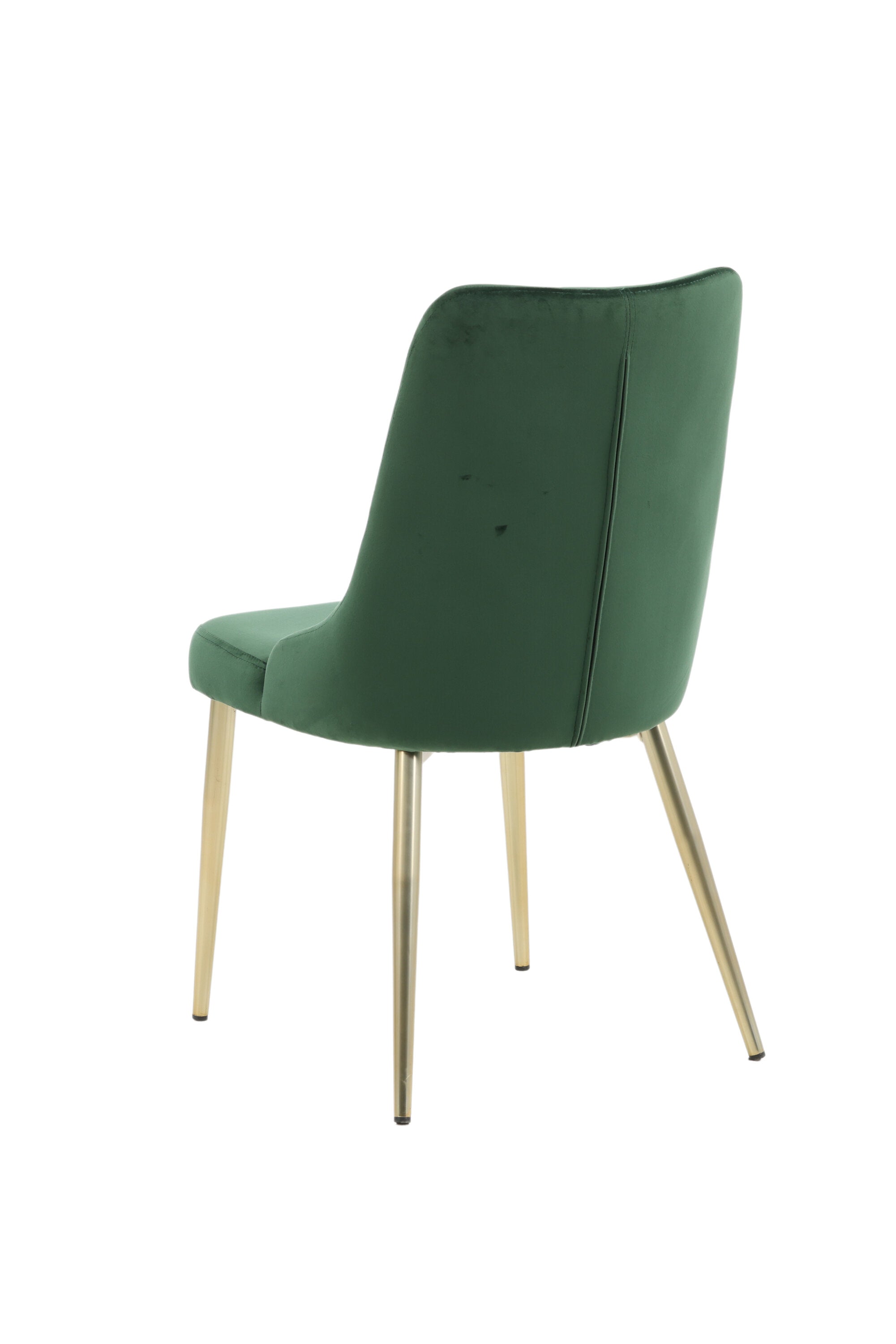 Velvet Lyx Stuhl in Grün präsentiert im Onlineshop von KAQTU Design AG. Stuhl ist von Venture Home