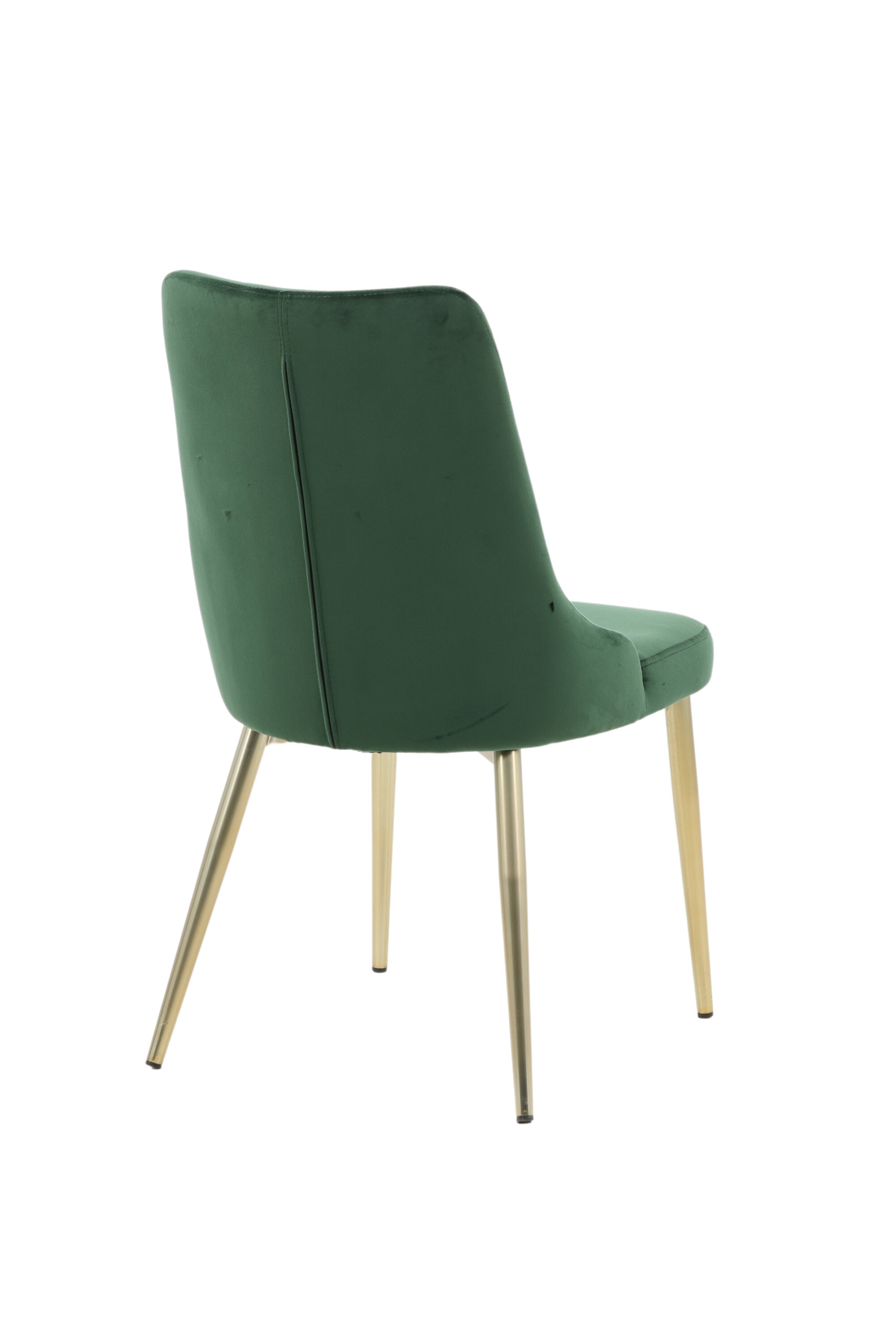 Velvet Lyx Stuhl in Grün präsentiert im Onlineshop von KAQTU Design AG. Stuhl ist von Venture Home
