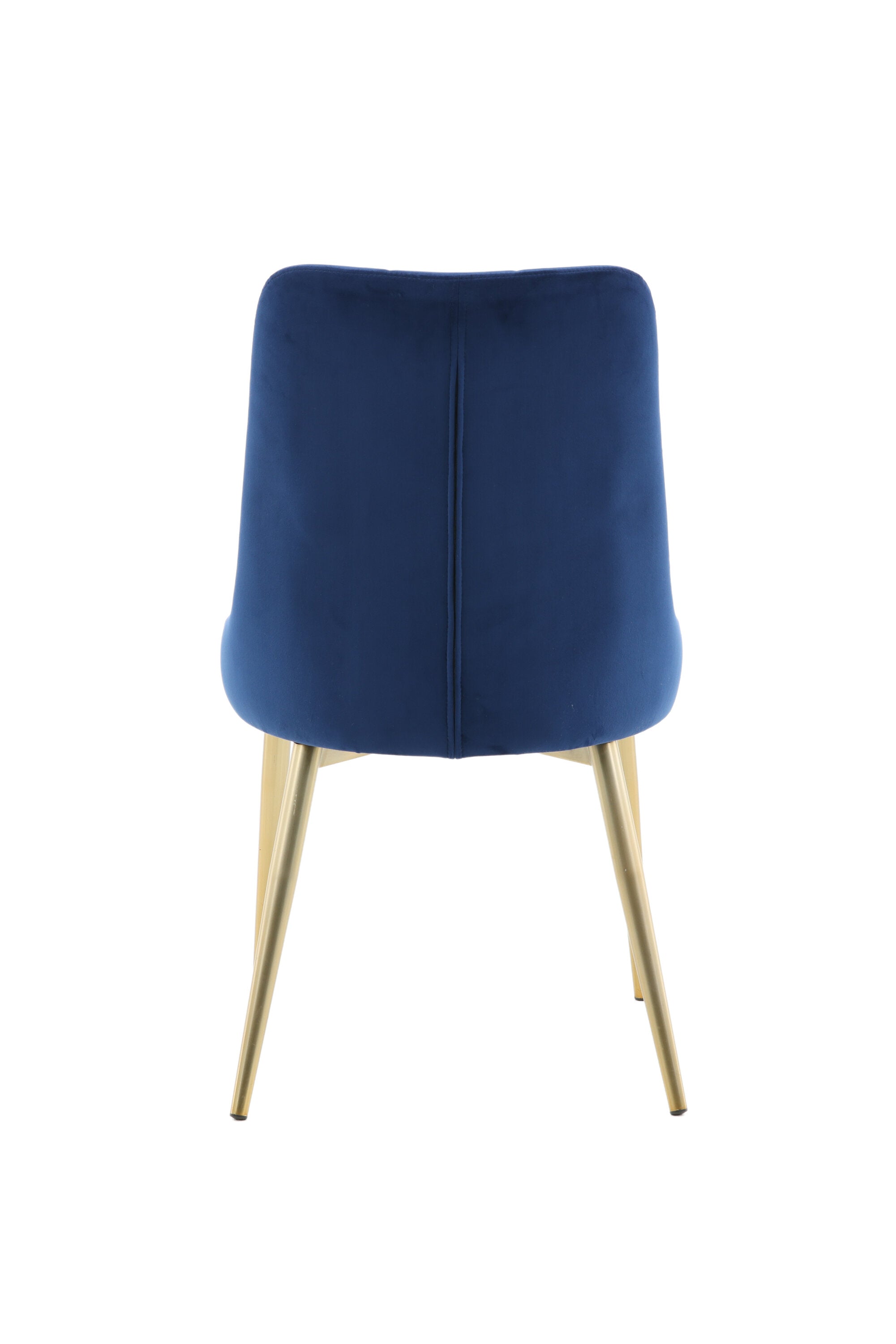 Velvet Lyx Stuhl in Blau präsentiert im Onlineshop von KAQTU Design AG. Stuhl ist von Venture Home