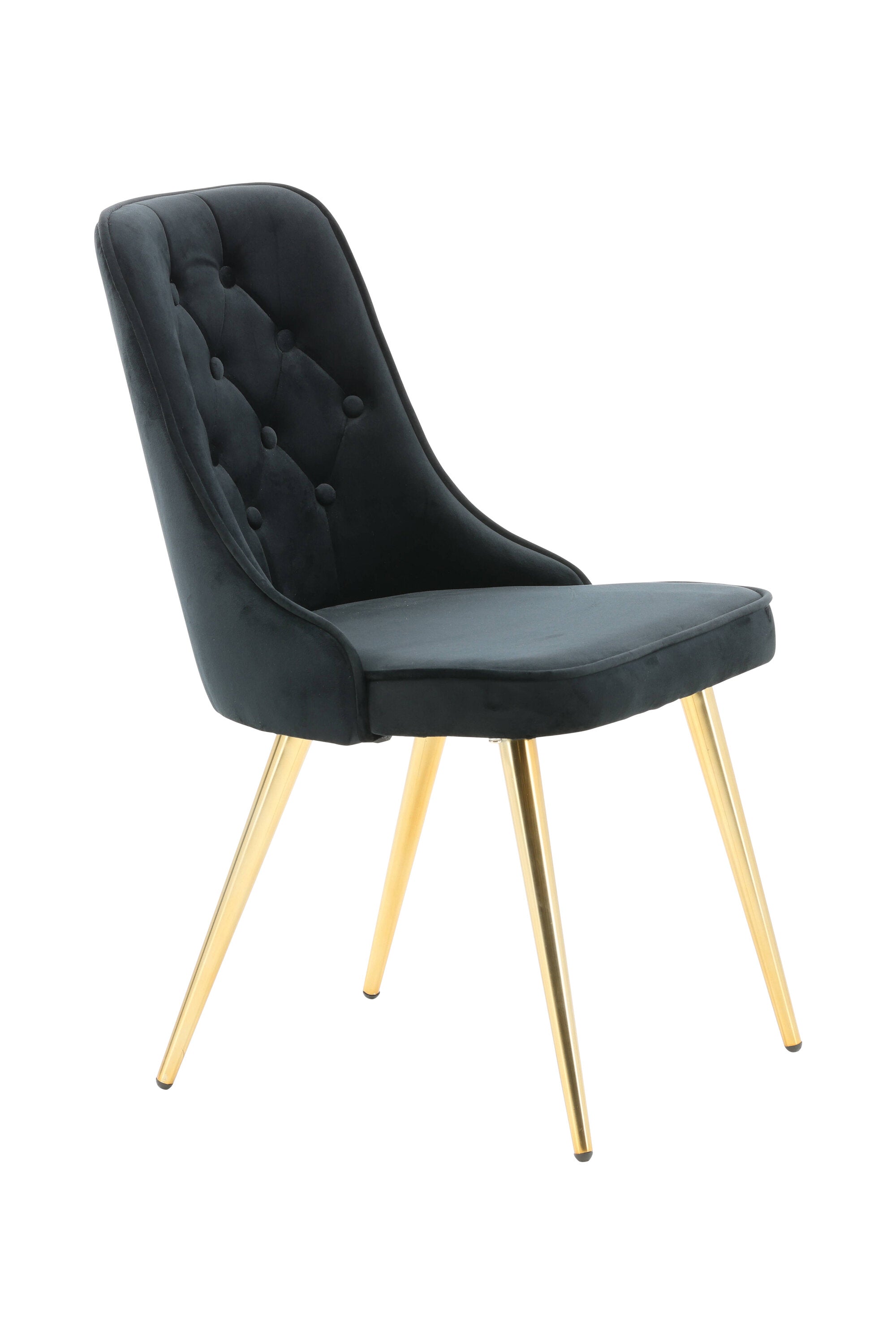 Velvet Lyx Stuhl in Schwarz präsentiert im Onlineshop von KAQTU Design AG. Stuhl ist von Venture Home