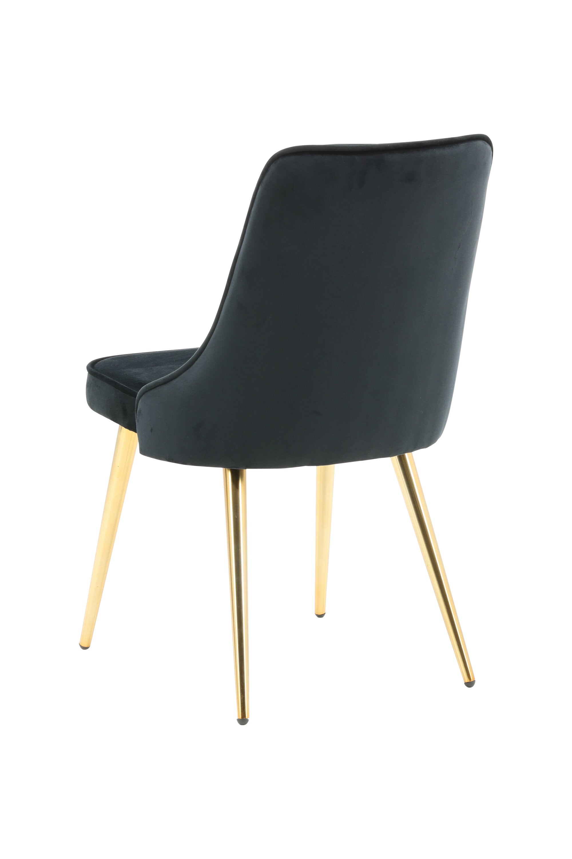 Velvet Lyx Stuhl in Schwarz präsentiert im Onlineshop von KAQTU Design AG. Stuhl ist von Venture Home