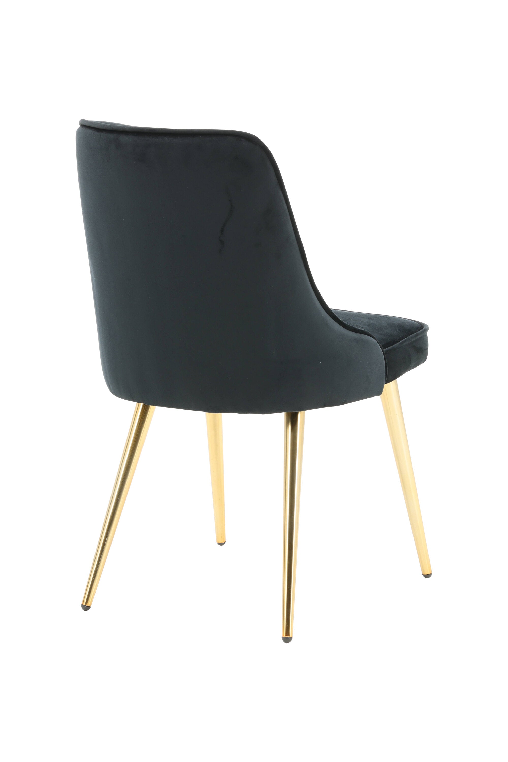Velvet Lyx Stuhl in Schwarz präsentiert im Onlineshop von KAQTU Design AG. Stuhl ist von Venture Home