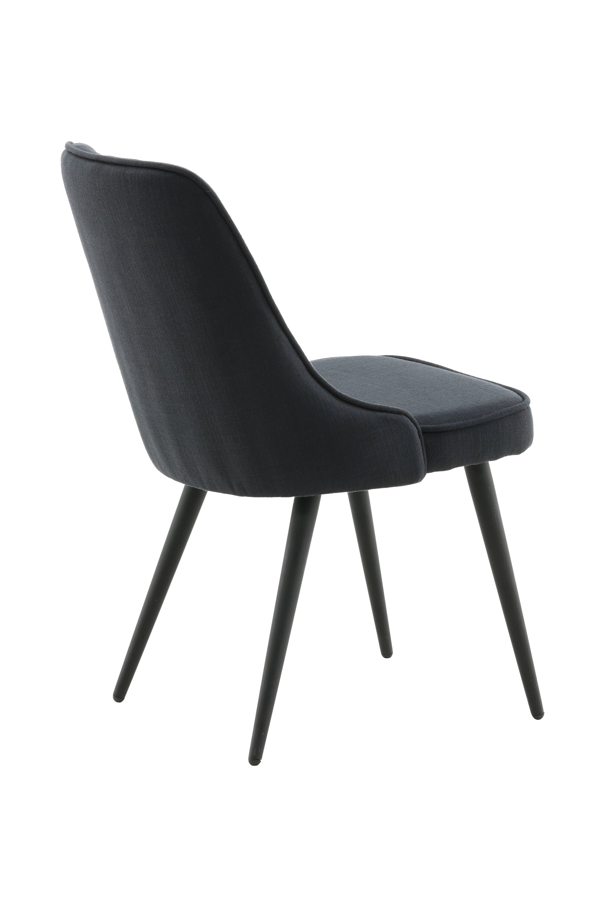 Velvet Deluxe Stuhl in Schwarz präsentiert im Onlineshop von KAQTU Design AG. Stuhl ist von Venture Home