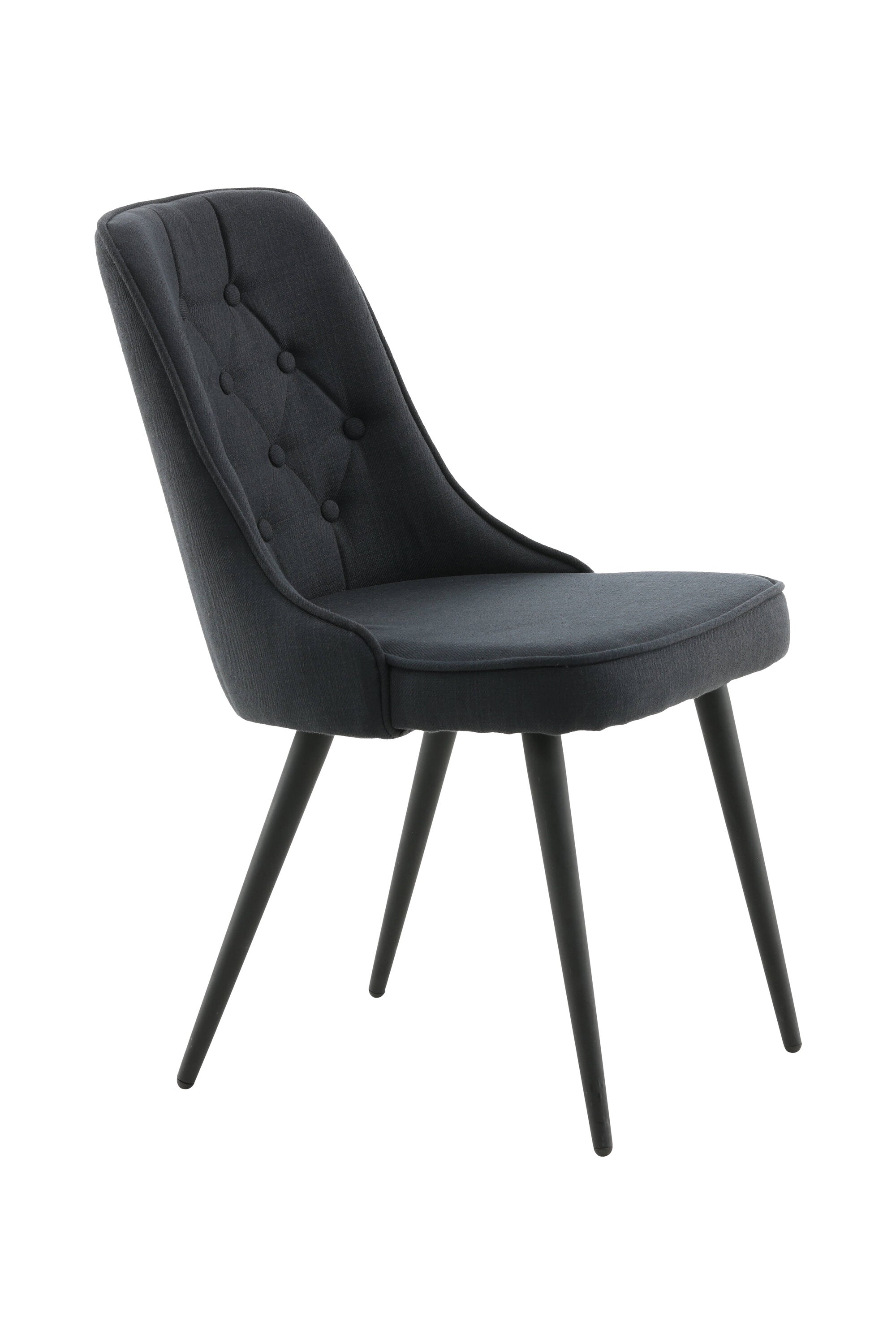 Velvet Deluxe Stuhl in Schwarz präsentiert im Onlineshop von KAQTU Design AG. Stuhl ist von Venture Home