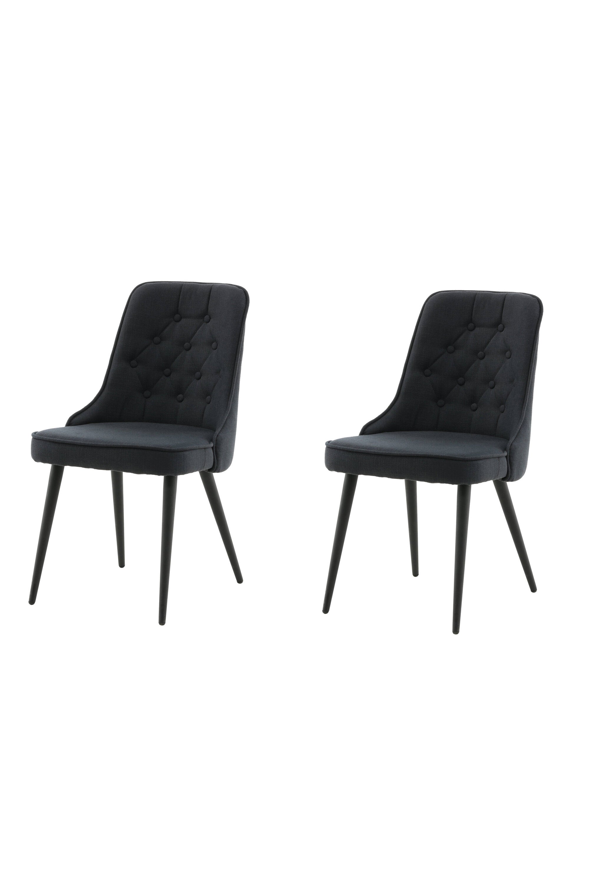 Velvet Deluxe Stuhl in Schwarz präsentiert im Onlineshop von KAQTU Design AG. Stuhl ist von Venture Home