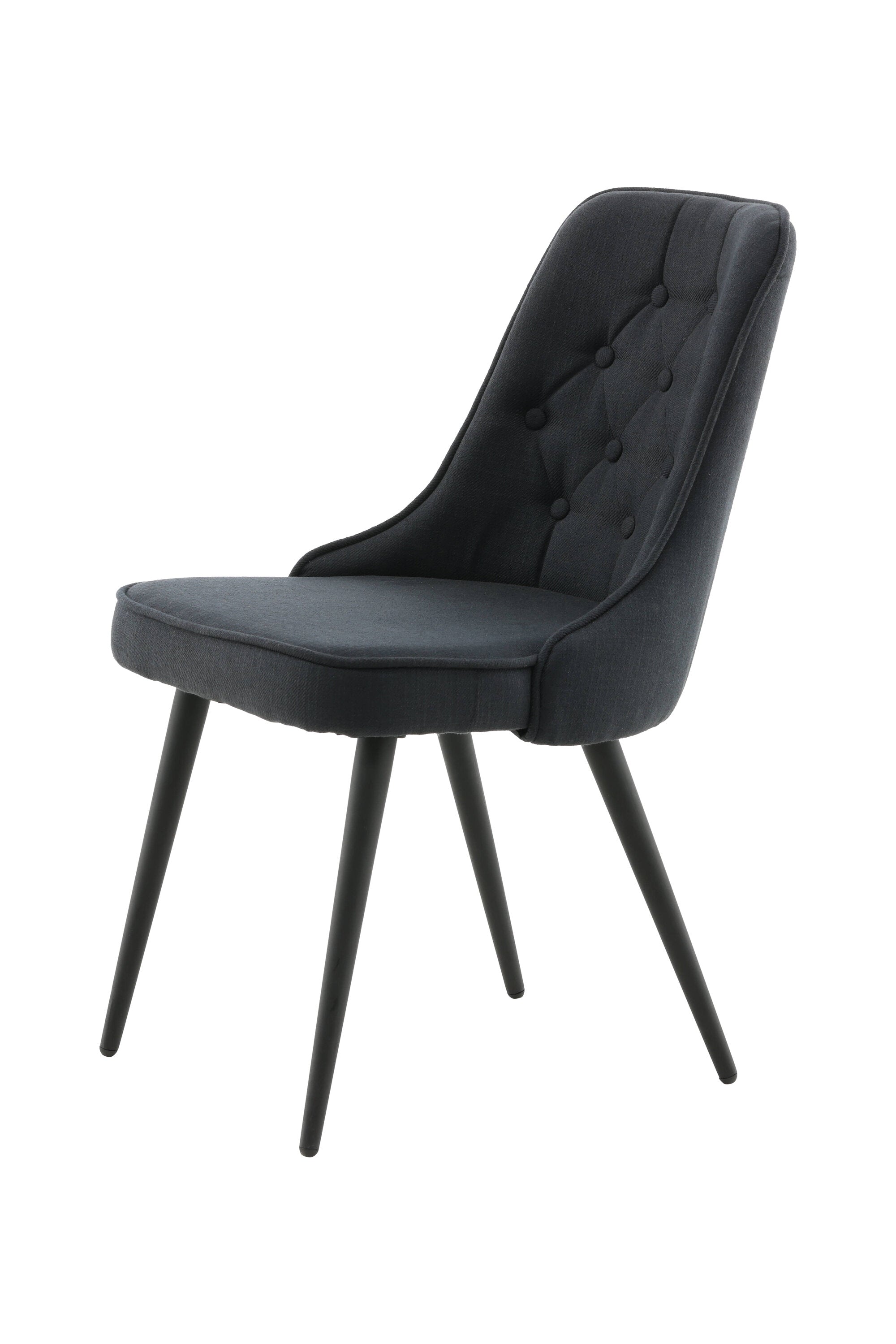 Velvet Deluxe Stuhl in Schwarz präsentiert im Onlineshop von KAQTU Design AG. Stuhl ist von Venture Home