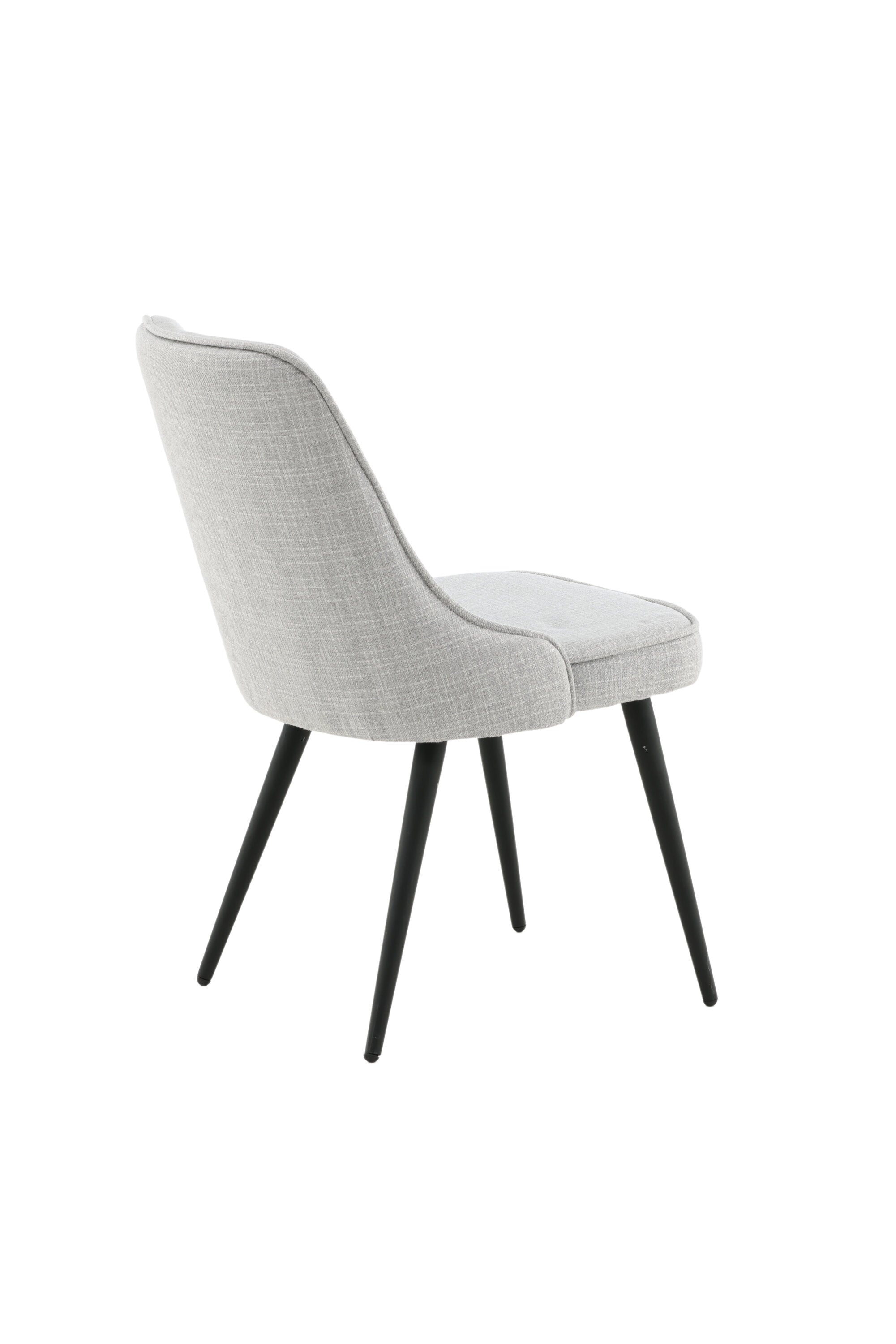 Velvet Deluxe Stuhl in Grau / Schwarz präsentiert im Onlineshop von KAQTU Design AG. Stuhl ist von Venture Home