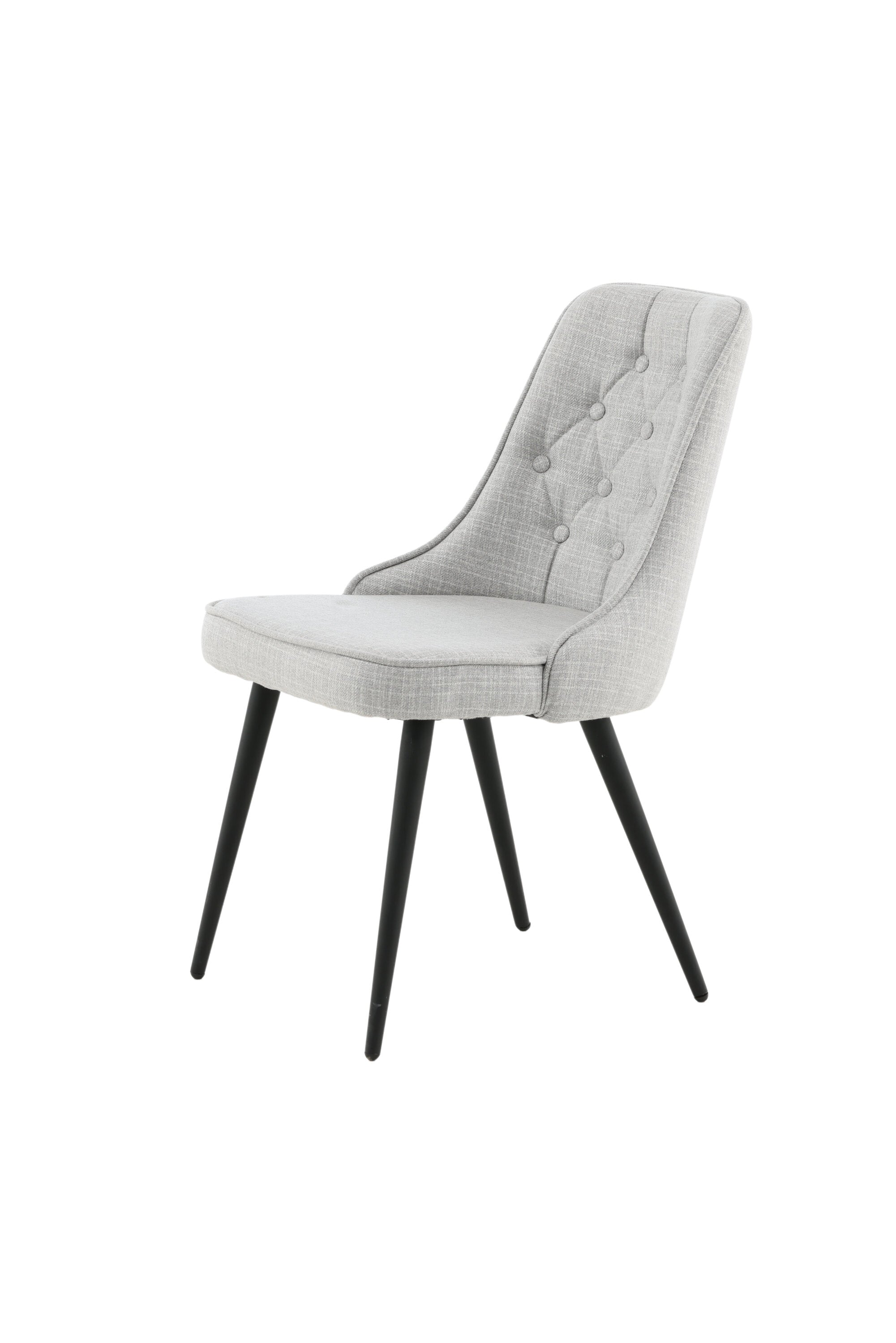 Velvet Deluxe Stuhl in Grau / Schwarz präsentiert im Onlineshop von KAQTU Design AG. Stuhl ist von Venture Home